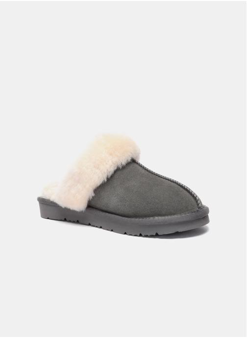 EverAu Australia Chaussons Chaussons femme en peau de mouton - Raven femme gris