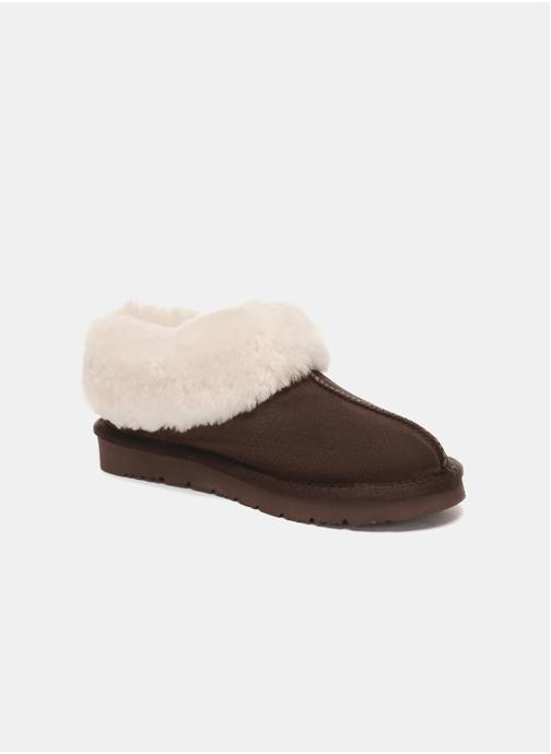 EverAu Australia Chaussons Chaussons femme en peau de mouton - Ibis femme marron