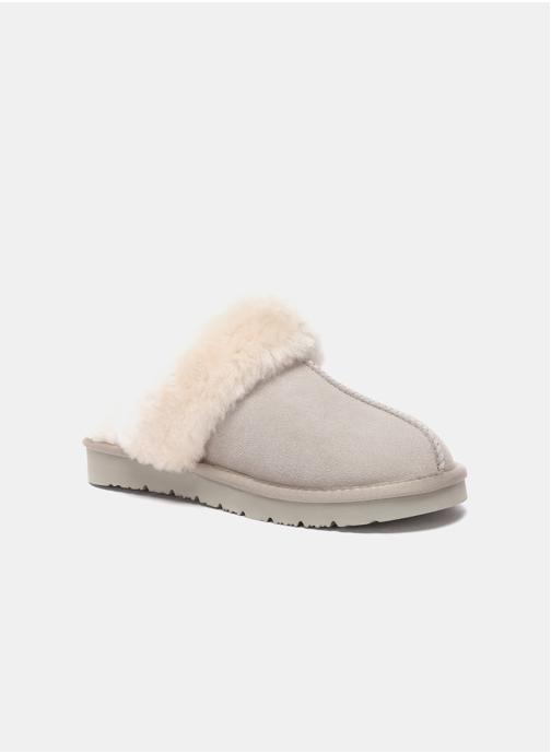 EverAu Australia Chaussons Chaussons femme en peau de mouton - Raven femme gris