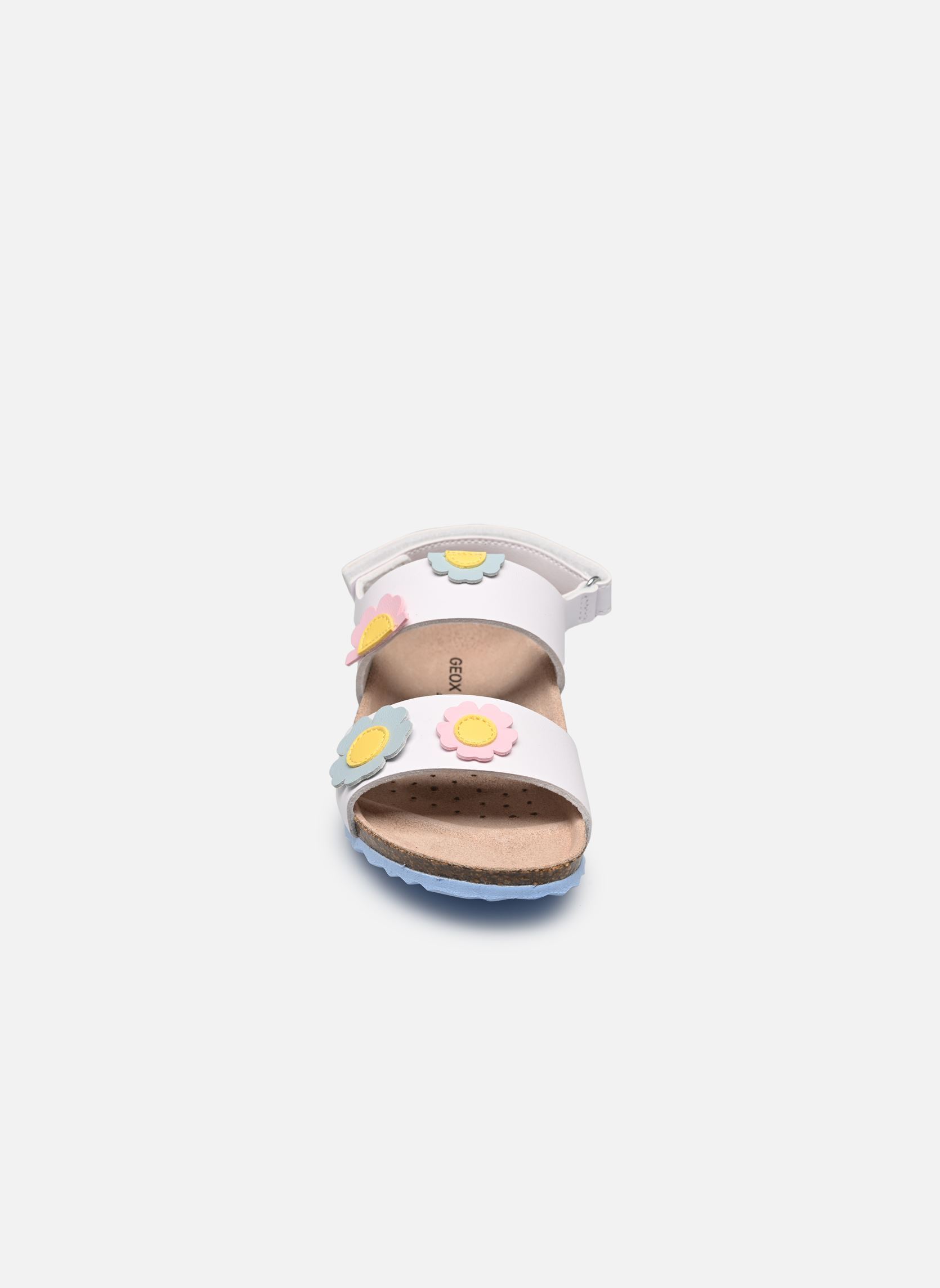 Sandales J ADRIEL GIRL D fille blanc Geox Sandales J ADRIEL GIRL D fille blanc White/Crystal