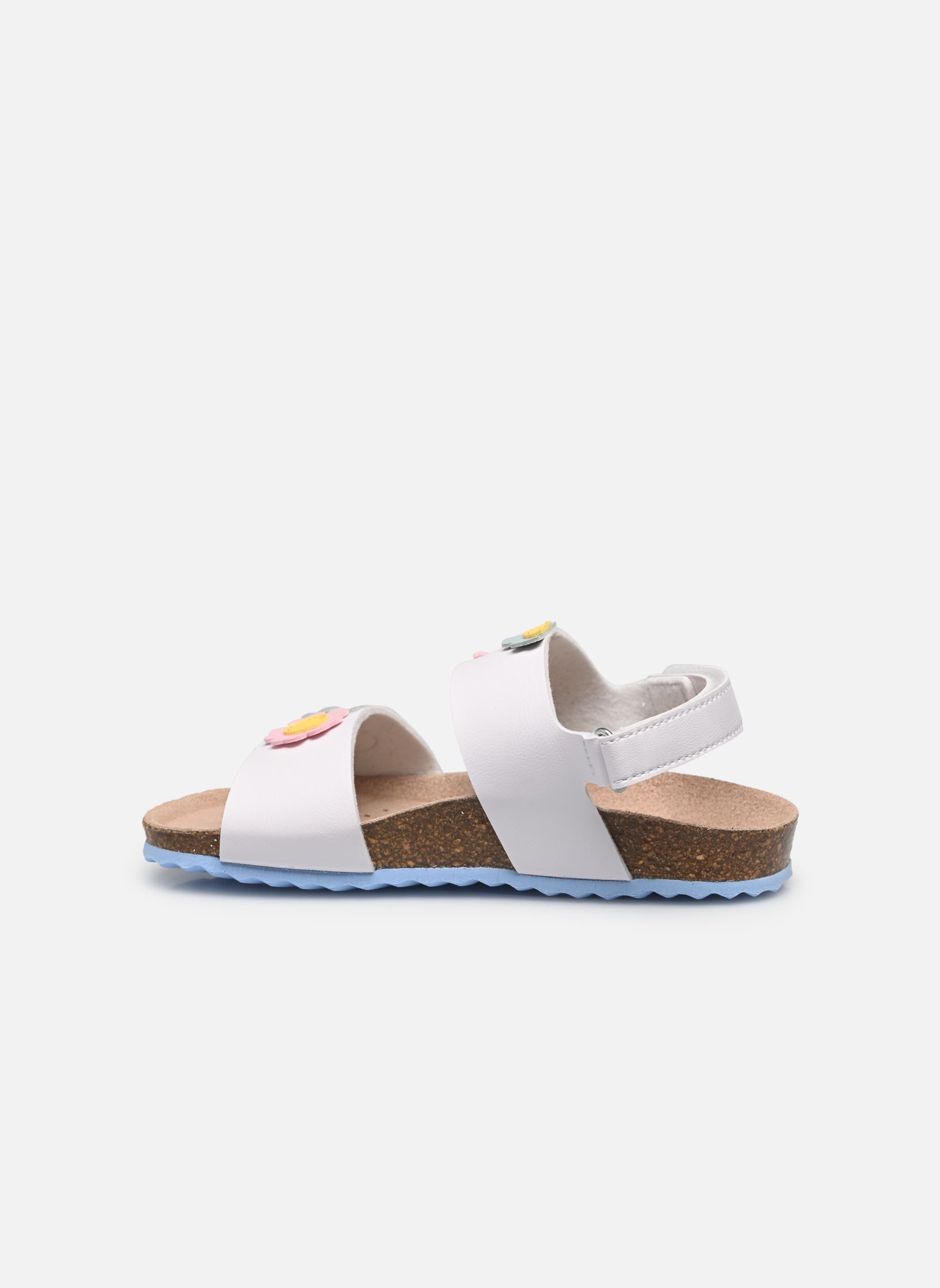 Sandales J ADRIEL GIRL D fille blanc Geox Sandales J ADRIEL GIRL D fille blanc White/Crystal