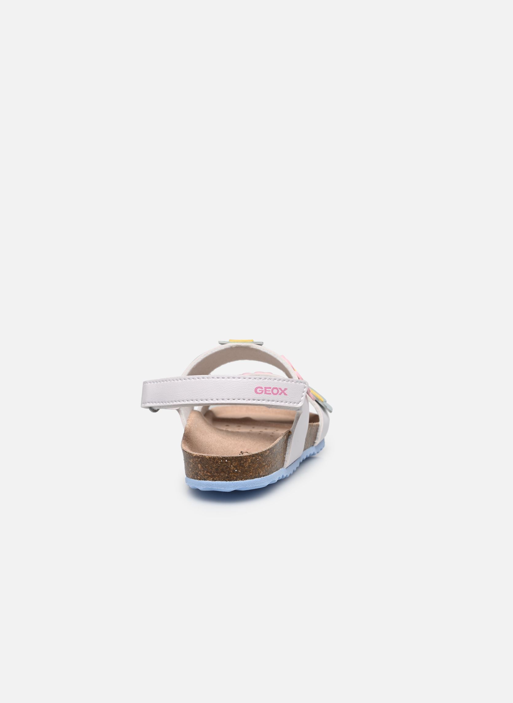 Sandales J ADRIEL GIRL D fille blanc Geox Sandales J ADRIEL GIRL D fille blanc White/Crystal