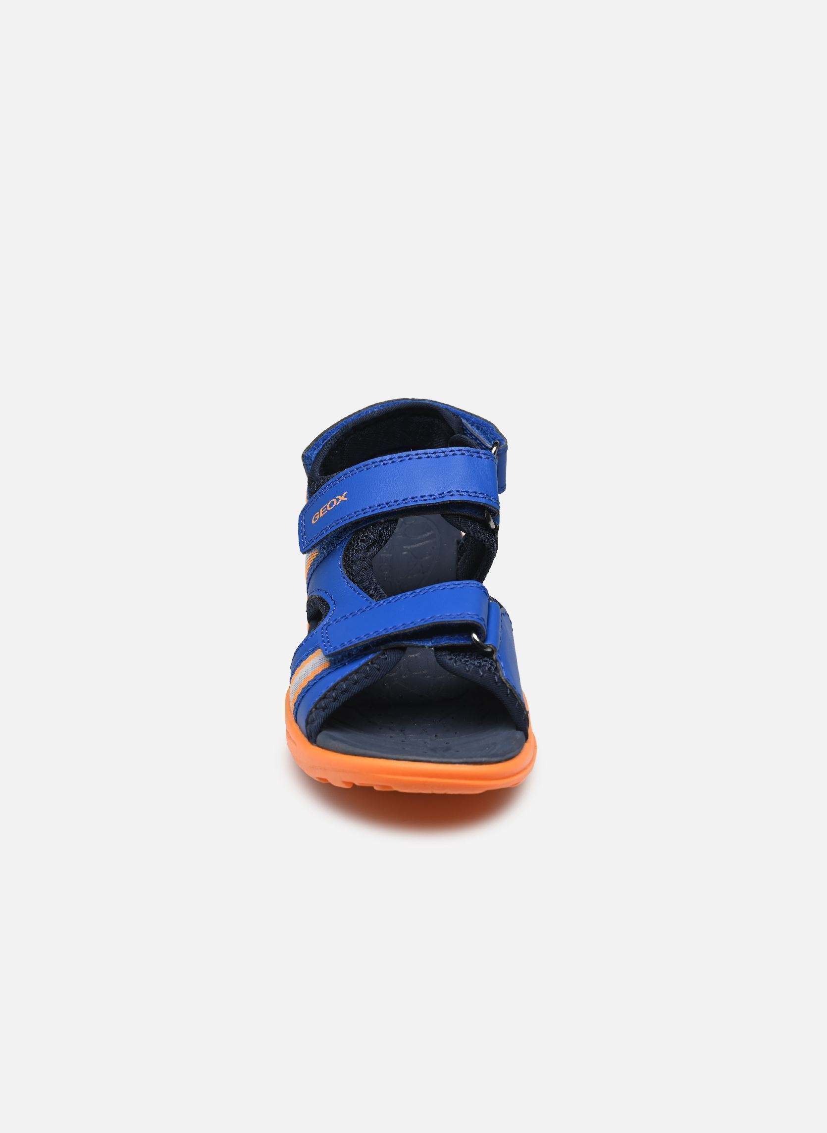Sandalias J VANIETT BOY B niño azul Geox Sandalias J VANIETT BOY B niño azul Bleu Royal / Orange