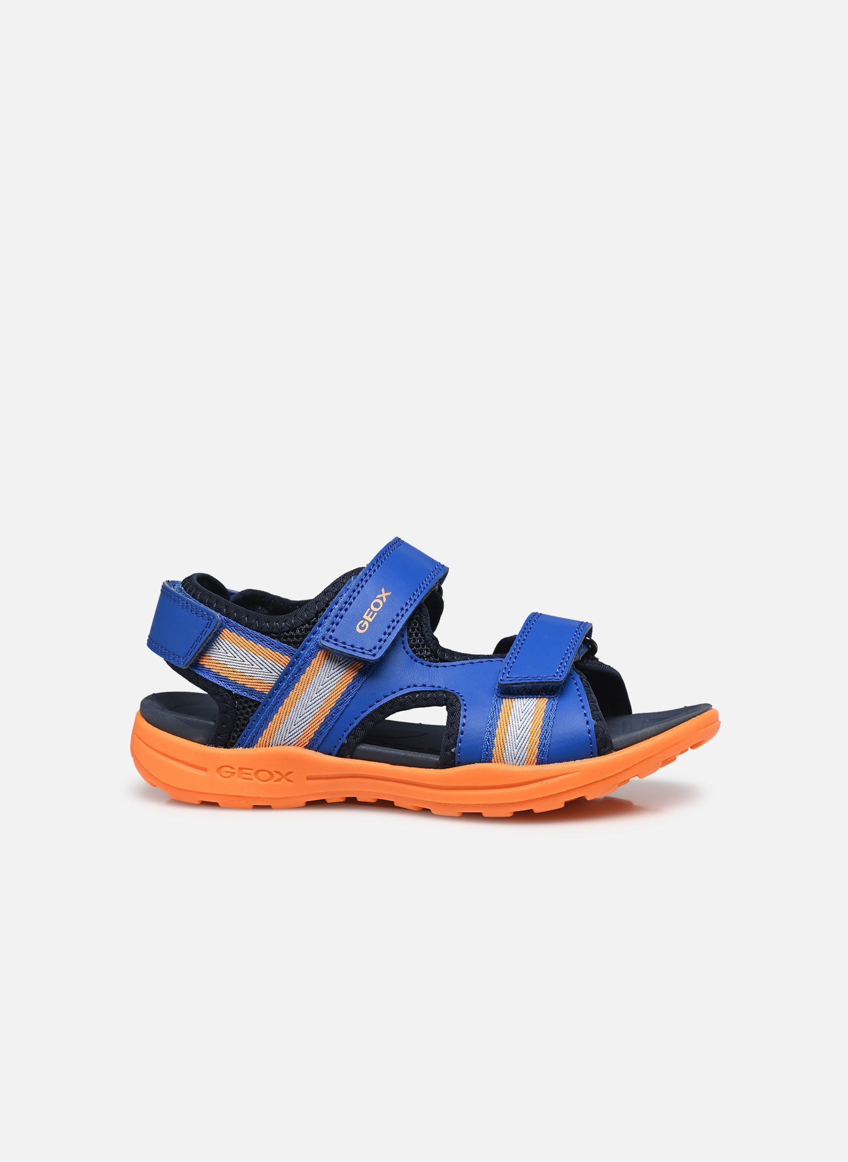 Sandalias J VANIETT BOY B niño azul Geox Sandalias J VANIETT BOY B niño azul Bleu Royal / Orange
