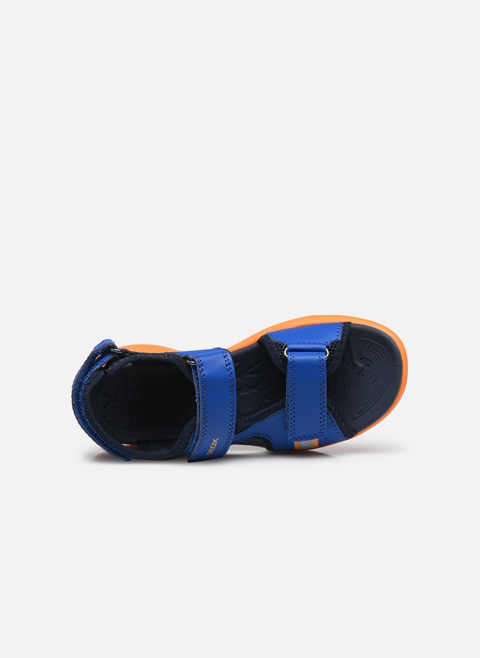 Sandalias J VANIETT BOY B niño azul Geox Sandalias J VANIETT BOY B niño azul Bleu Royal / Orange