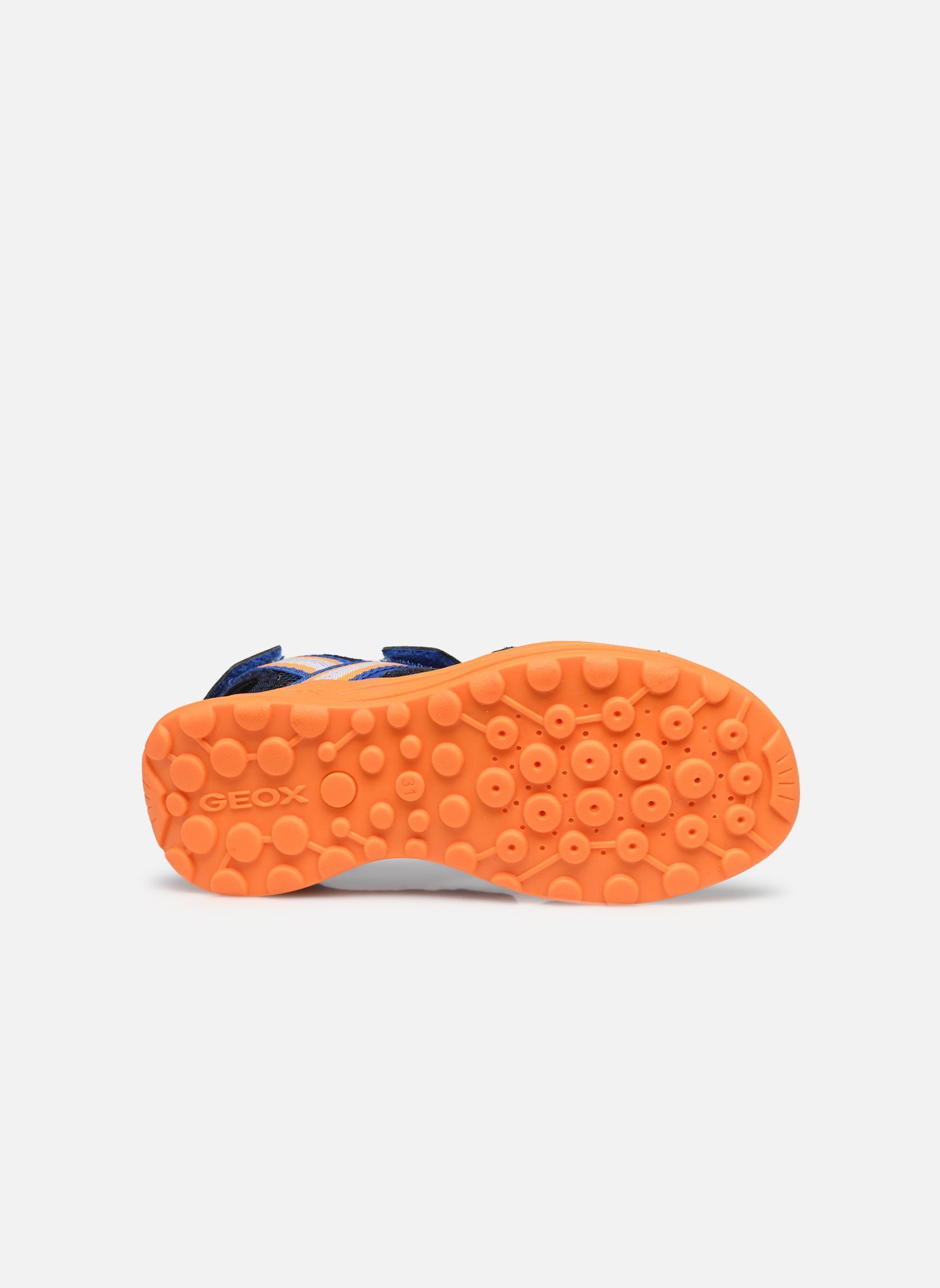 Sandalias J VANIETT BOY B niño azul Geox Sandalias J VANIETT BOY B niño azul Bleu Royal / Orange