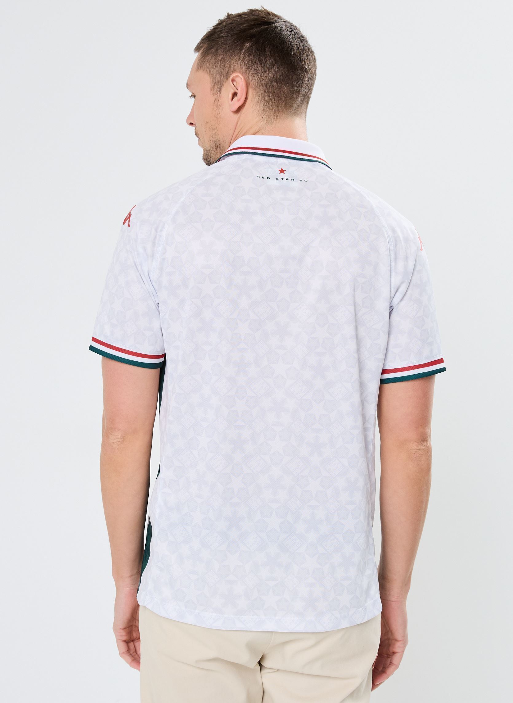 Tee-shirts manches courtes Maillot de foot - KOMBAT 2024 AWAY KALLI homme blanc Kappa Tee-shirts manches courtes Maillot de foot - KOMBAT 2024 AWAY KALLI homme blanc S01