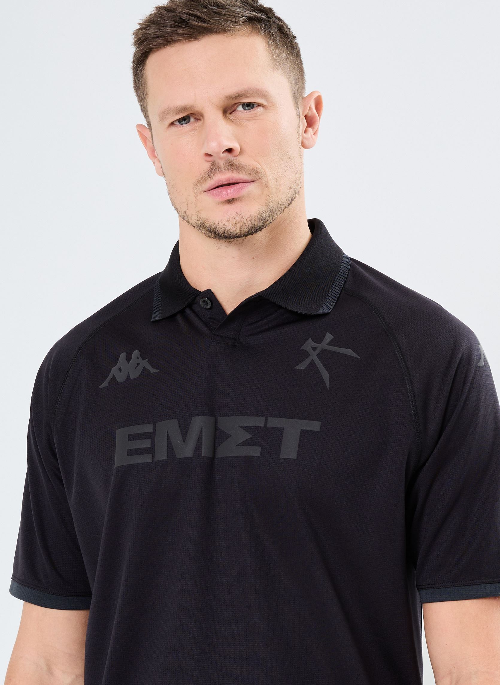 Tee-shirts manches courtes Maillot de foot - KOMBAT THIRD KALLITHEA homme noir Kappa Tee-shirts manches courtes Maillot de foot - KOMBAT THIRD KALLITHEA homme noir 005
