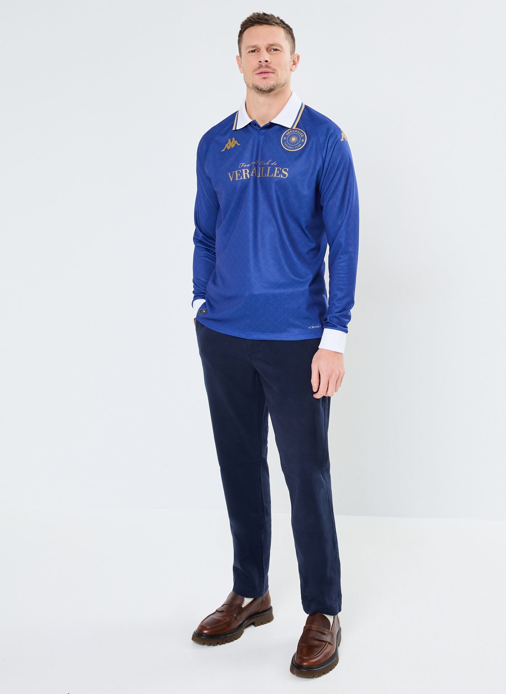 Tee-shirts manches longues Maillot de foot - KOMBAT HOME VERSAILLES homme bleu Kappa Tee-shirts manches longues Maillot de foot - KOMBAT HOME VERSAILLES homme bleu A00