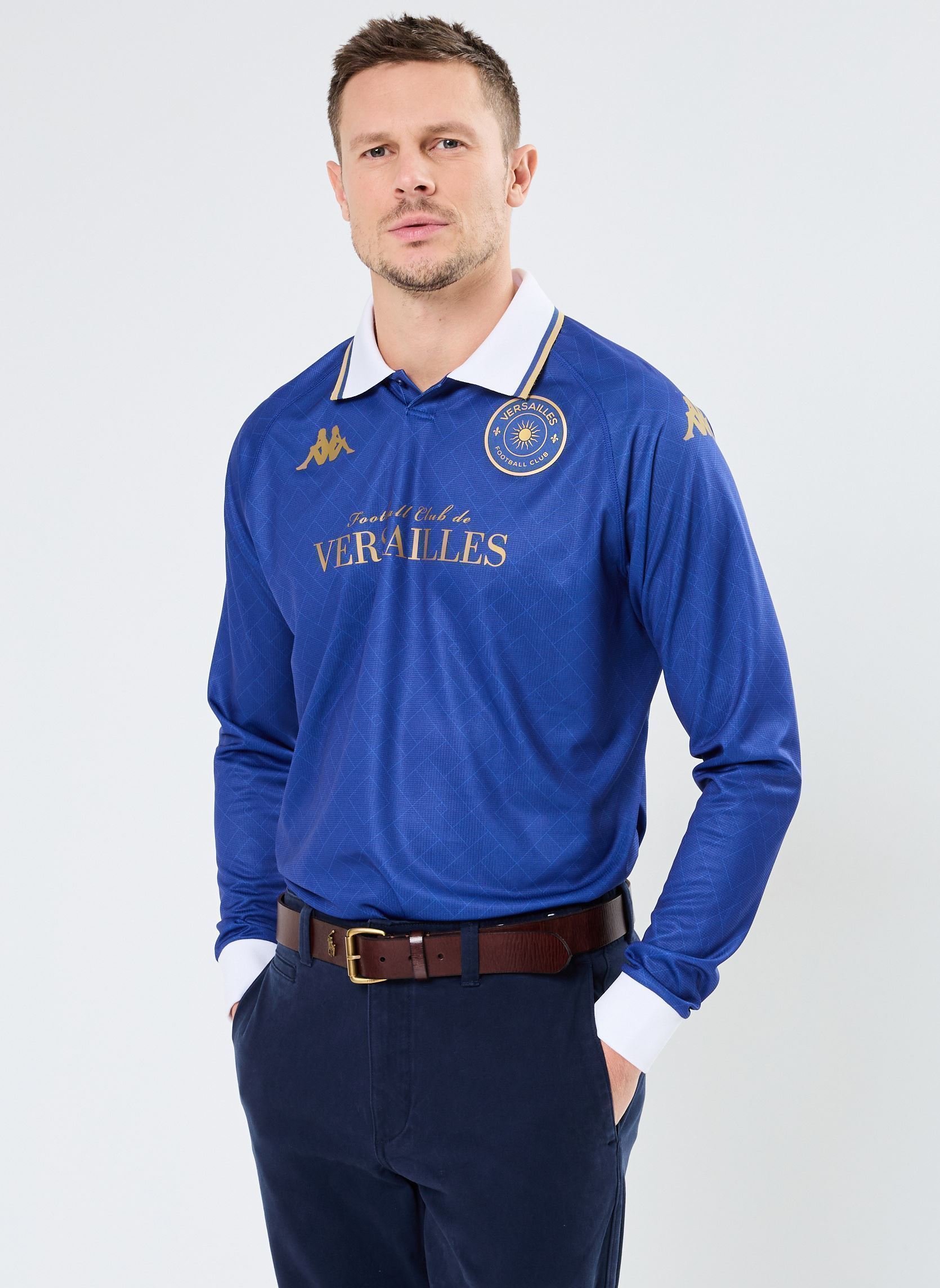 Tee-shirts manches longues Maillot de foot - KOMBAT HOME VERSAILLES homme bleu Kappa Tee-shirts manches longues Maillot de foot - KOMBAT HOME VERSAILLES homme bleu A00