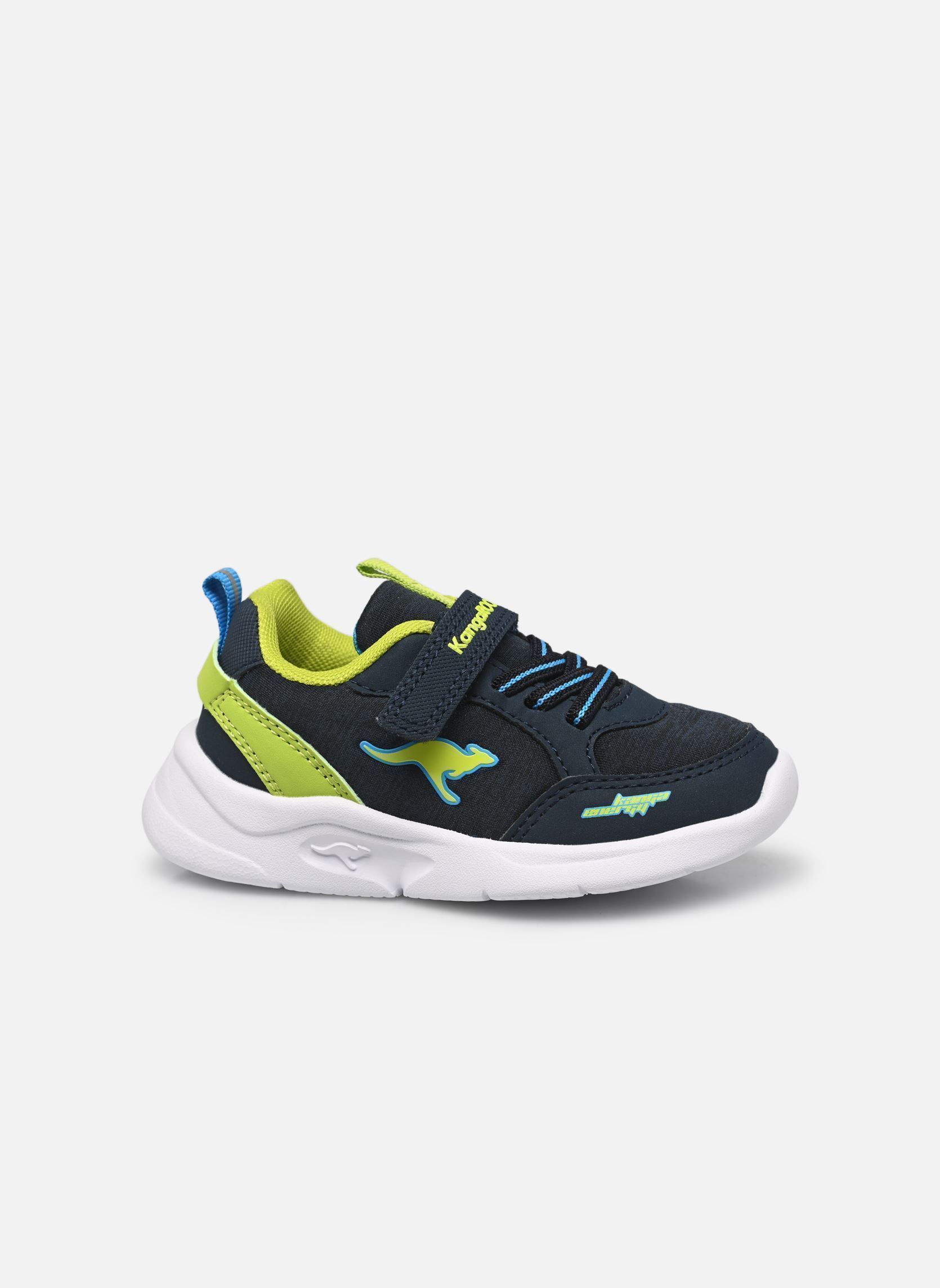 Baskets K-NY Chip EV garçon bleu Kangaroos Baskets K-NY Chip EV garçon bleu DK NAVY/LIME