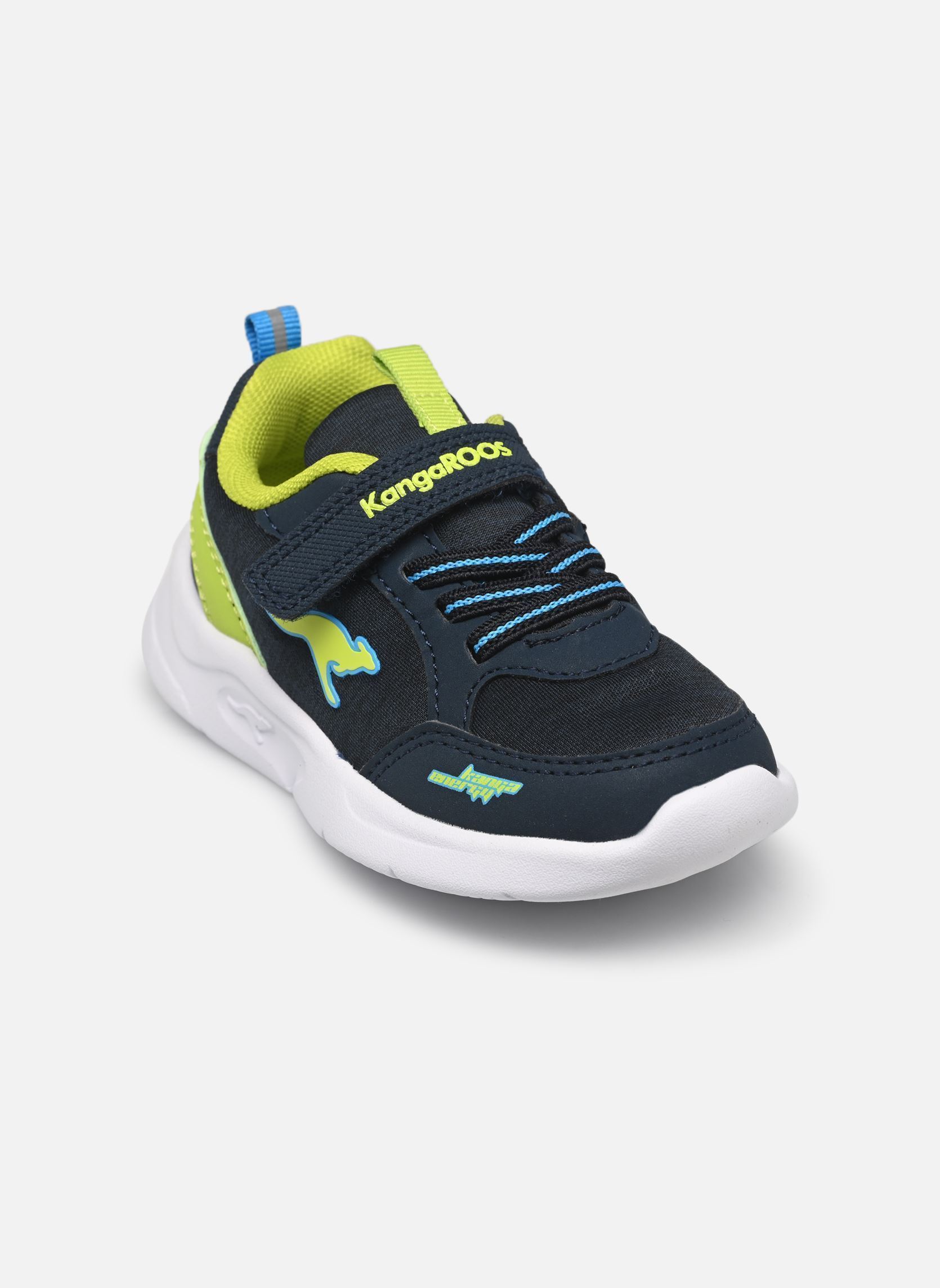 Baskets K-NY Chip EV garçon bleu Kangaroos Baskets K-NY Chip EV garçon bleu DK NAVY/LIME