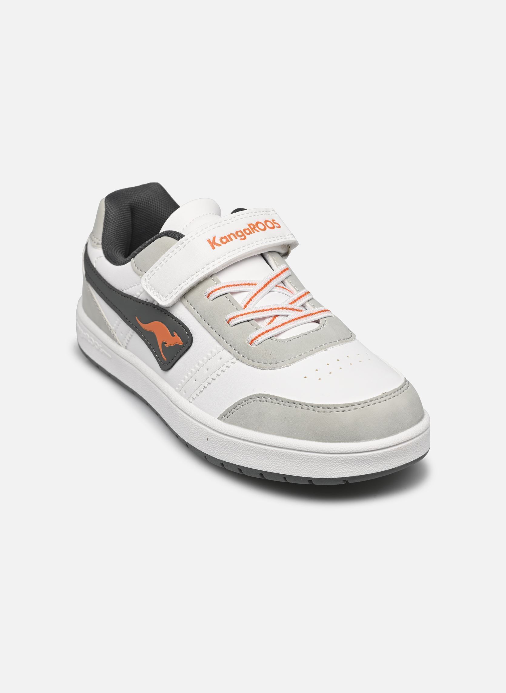Baskets K-CA Shaggy EV blanc Kangaroos Baskets K-CA Shaggy EV blanc VAPOR GREY/FLAME