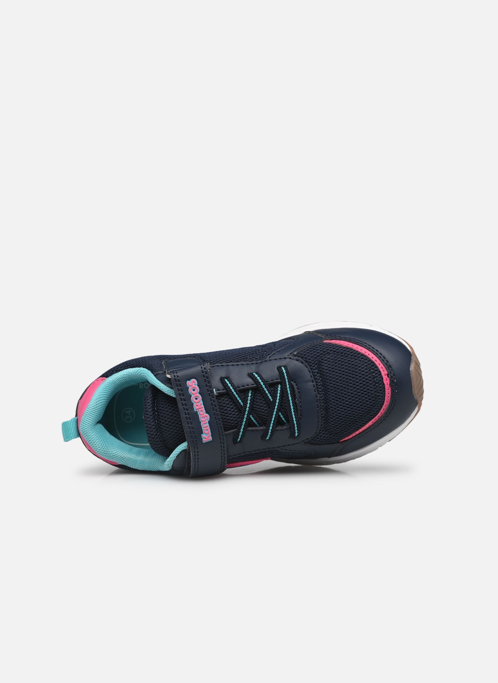 Baskets K-Ni Chino EV fille bleu Kangaroos Baskets K-Ni Chino EV fille bleu DK NAVY/DAISY PINK