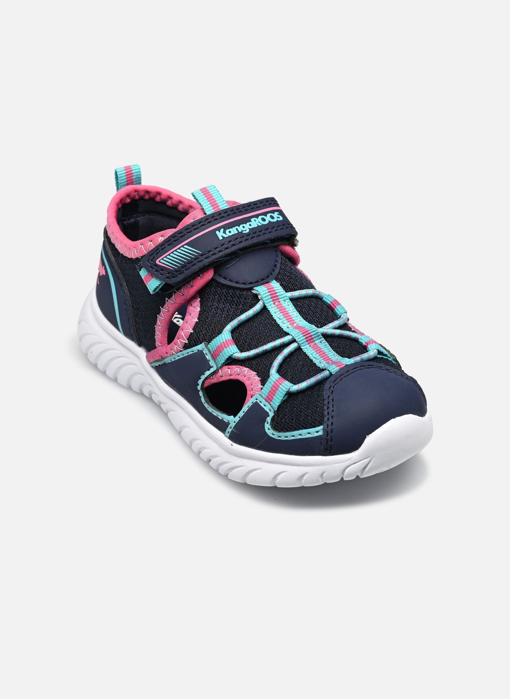 Sandalen KI-Jumplite EV meisjes blauw Kangaroos Sandalen KI-Jumplite EV meisjes blauw DK NAVY/DAISY PINK