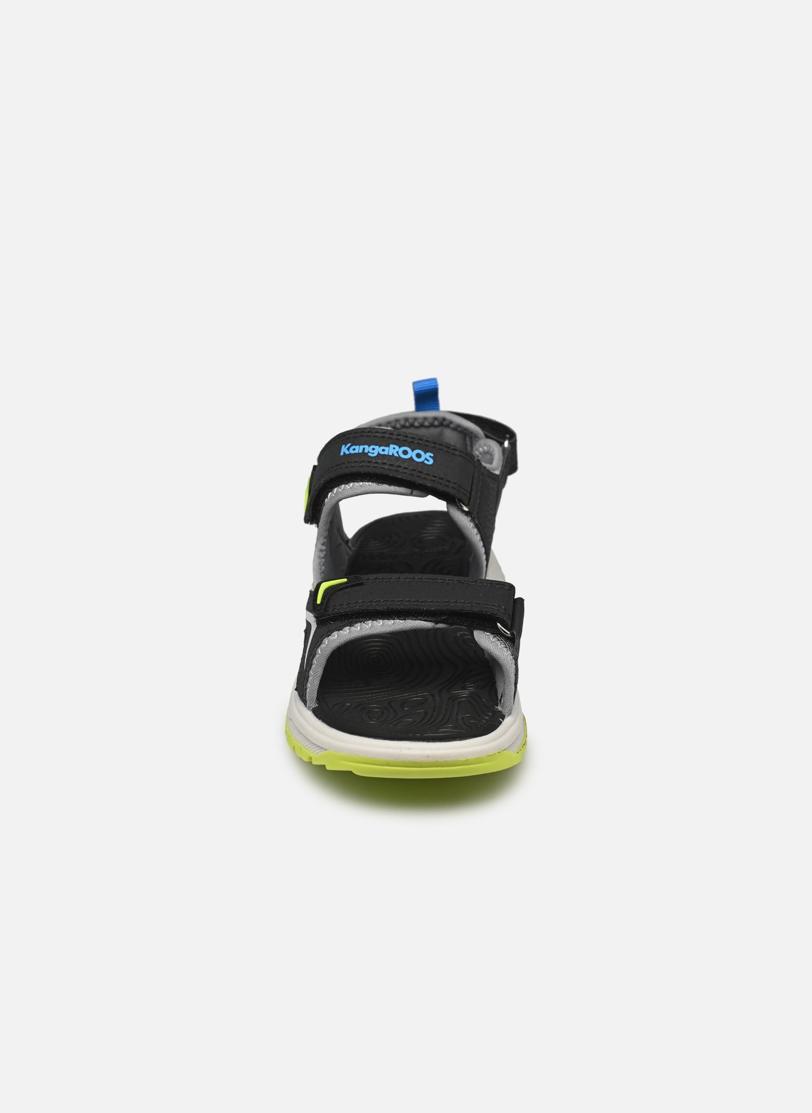 Sandalen K-AS Fore jungen schwarz Kangaroos Sandalen K-AS Fore jungen schwarz JET BLACK/SULPHUR SPRING
