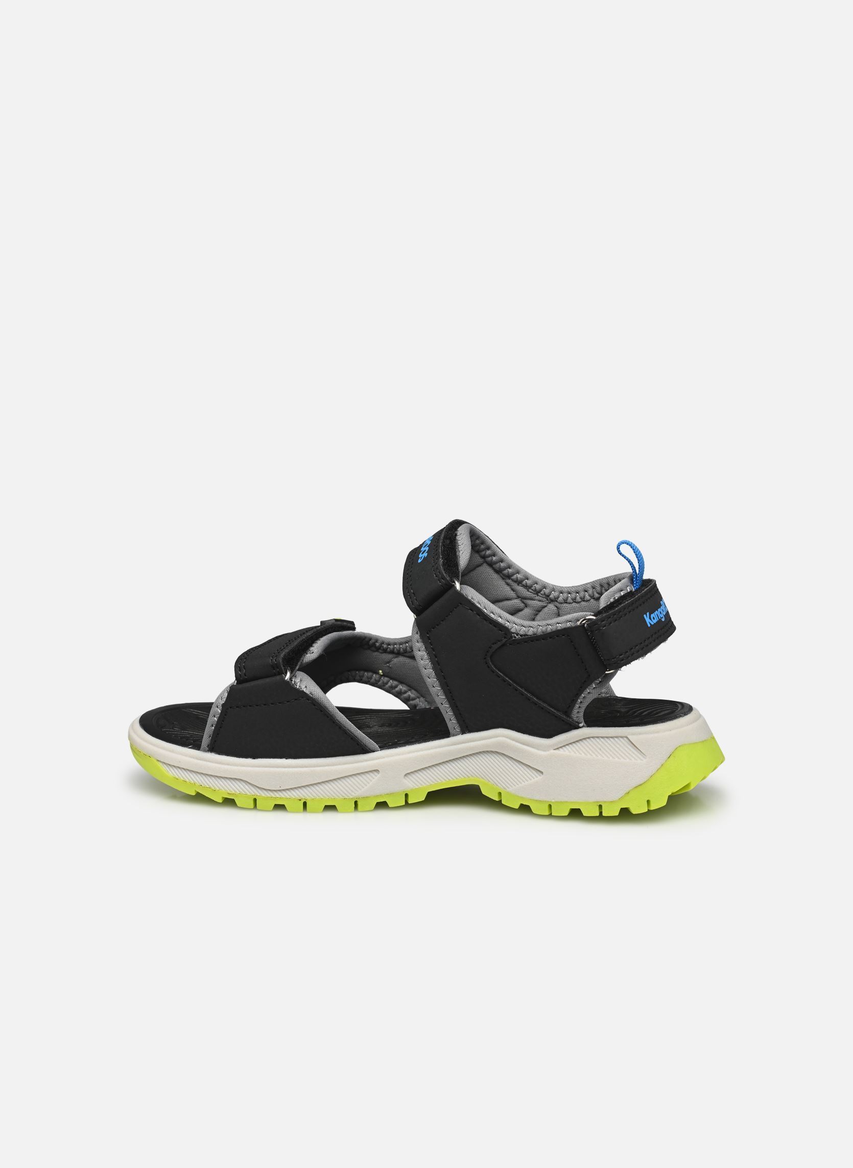 Sandalen K-AS Fore jungen schwarz Kangaroos Sandalen K-AS Fore jungen schwarz JET BLACK/SULPHUR SPRING
