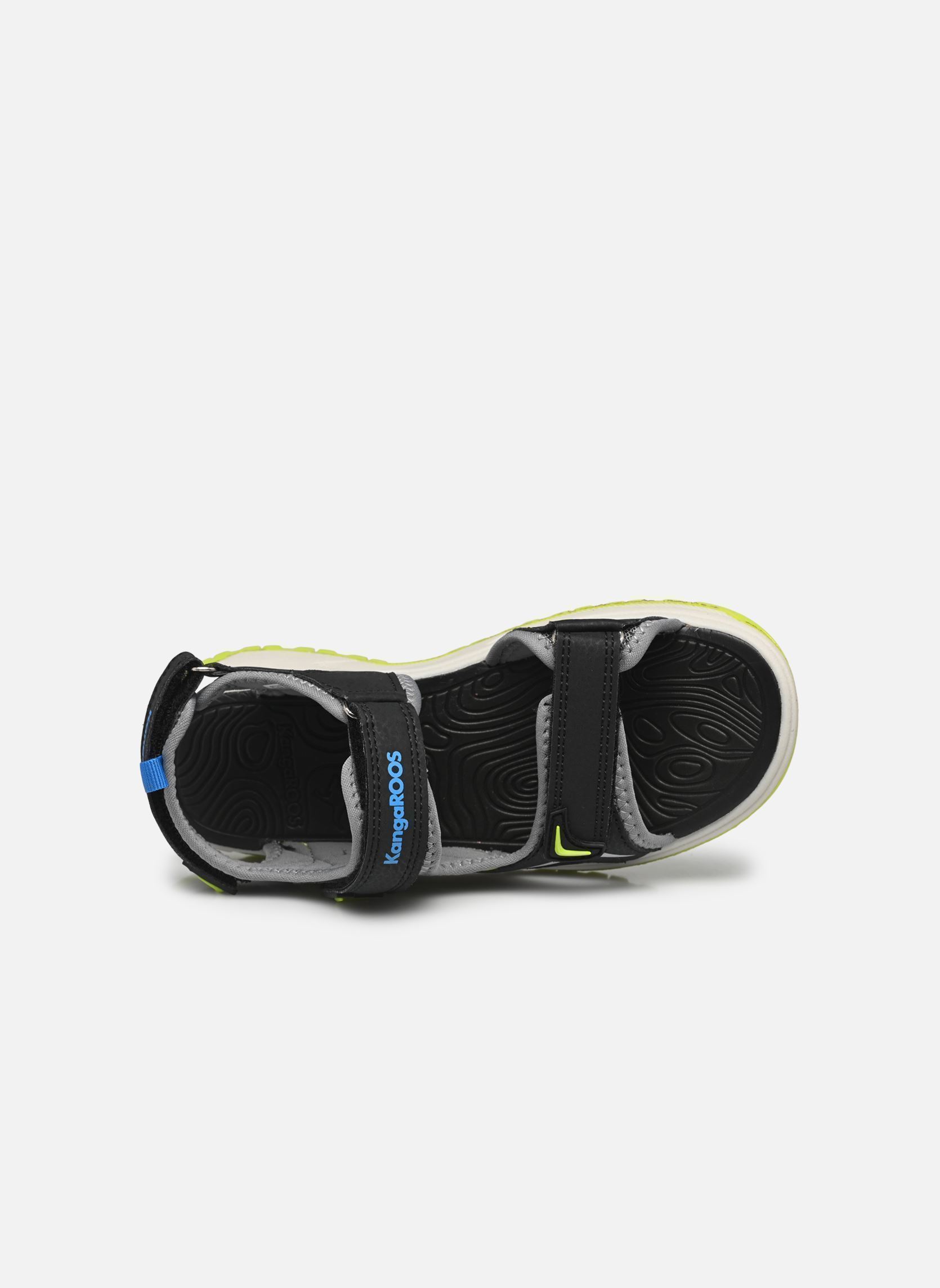 Sandalen K-AS Fore jungen schwarz Kangaroos Sandalen K-AS Fore jungen schwarz JET BLACK/SULPHUR SPRING