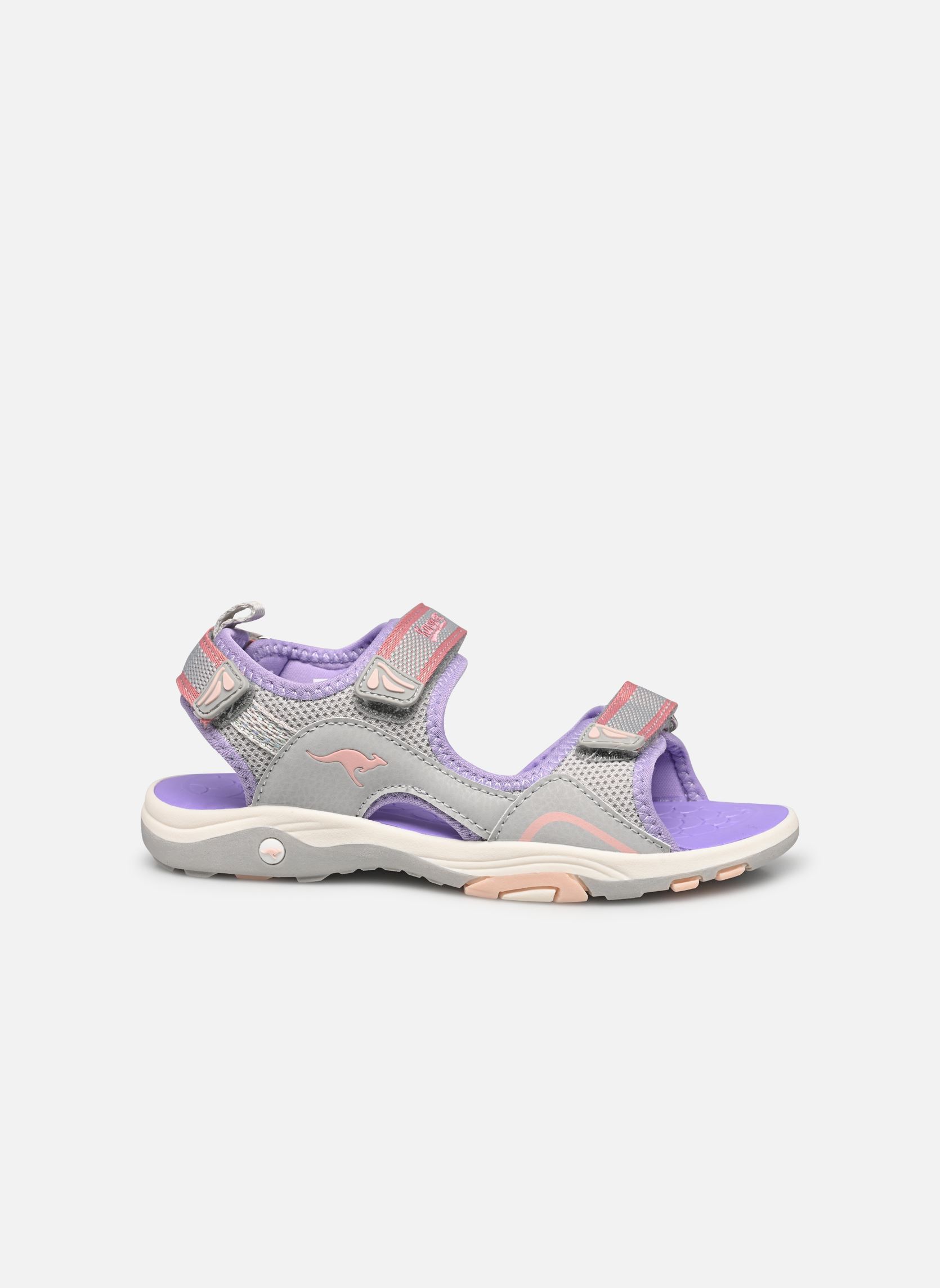 Sandalen K-Leni Nova meisjes grijs Kangaroos Sandalen K-Leni Nova meisjes grijs VAPOR GREY/FROST PINK