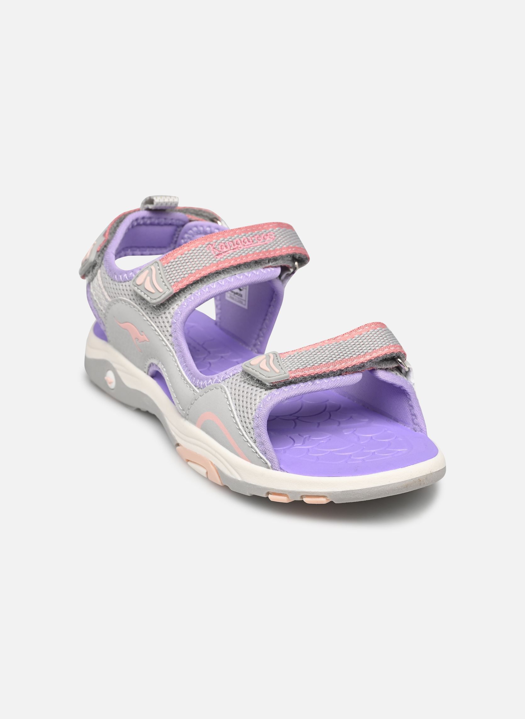 Sandalen K-Leni Nova meisjes grijs Kangaroos Sandalen K-Leni Nova meisjes grijs VAPOR GREY/FROST PINK