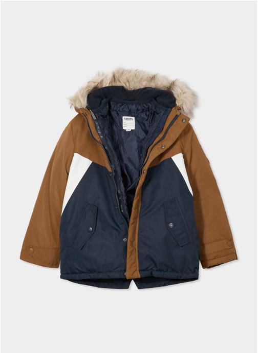 CREEKS Parkas Manteau - CRE2TRIPARKA garçon marron