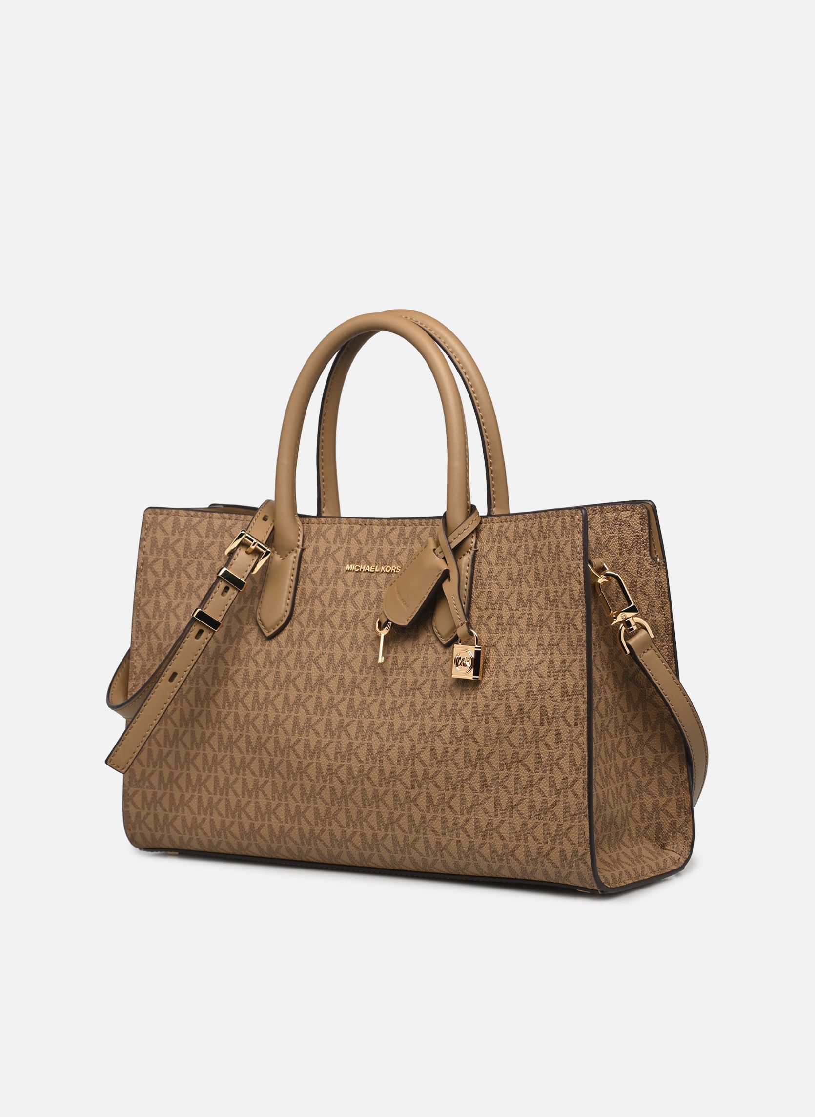 Borse a mano SCARLETT MD EW SATCHEL donna marrone Michael Michael Kors Borse a mano SCARLETT MD EW SATCHEL donna marrone HUSK