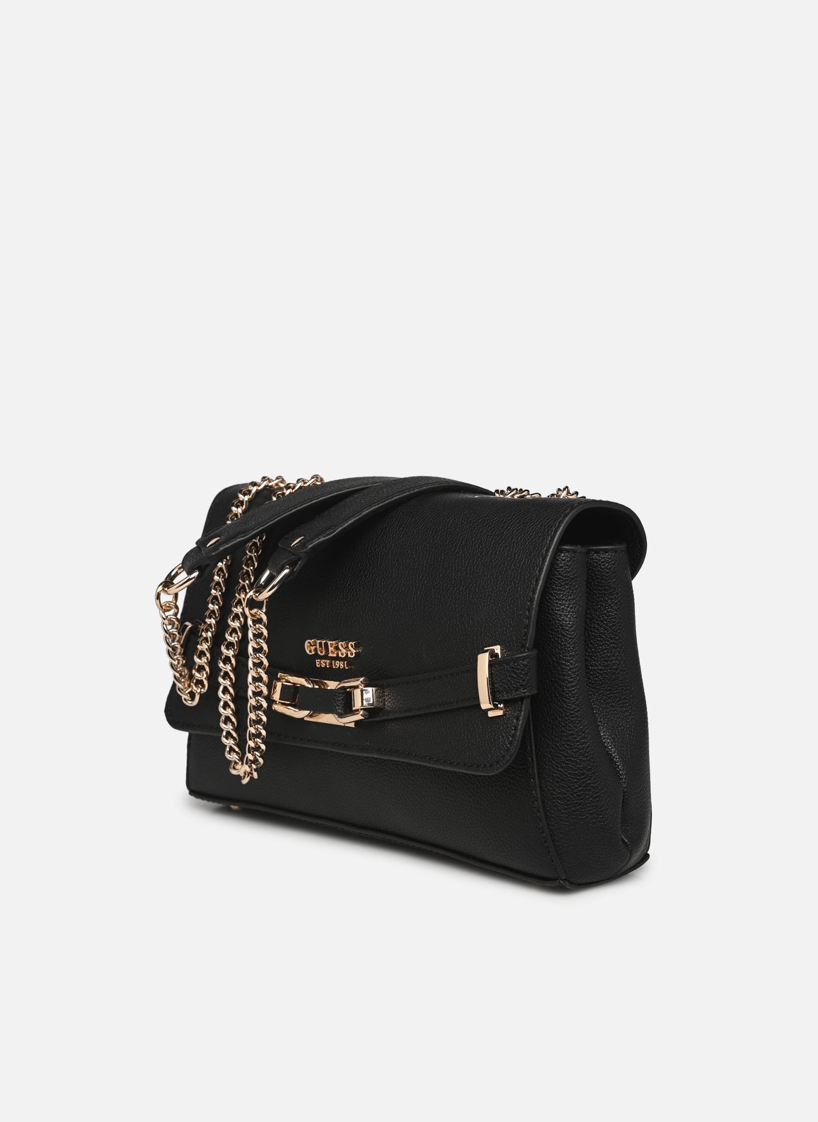 Schoudertassen SILVYE CONVERTIBLE XBODY FLAP dames zwart Guess Schoudertassen SILVYE CONVERTIBLE XBODY FLAP dames zwart BLACK