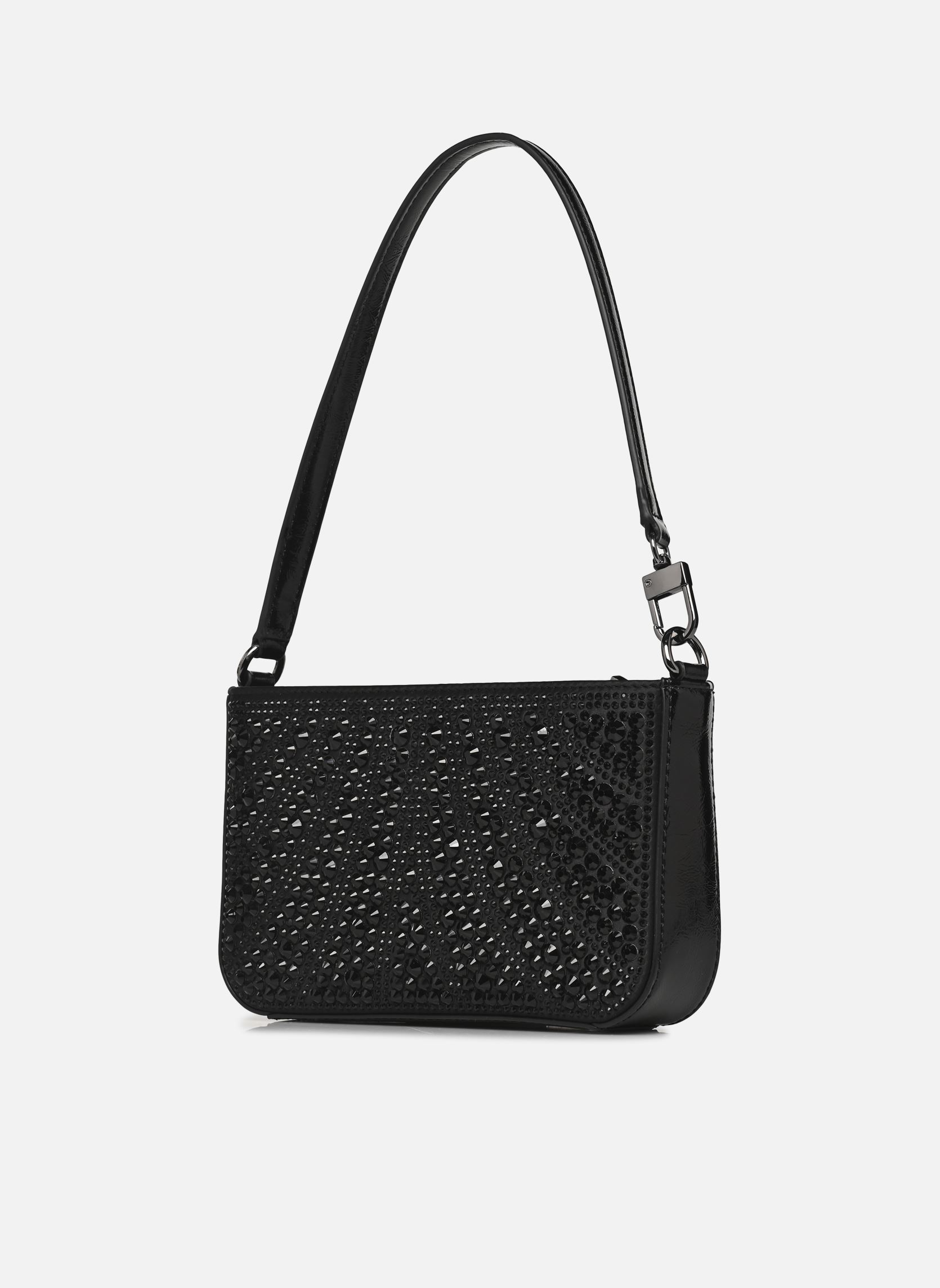 Sacs bandoulière BEAUVOIR MINI TOP ZIP SHDR BAG femme noir Guess Sacs bandoulière BEAUVOIR MINI TOP ZIP SHDR BAG femme noir BLACK
