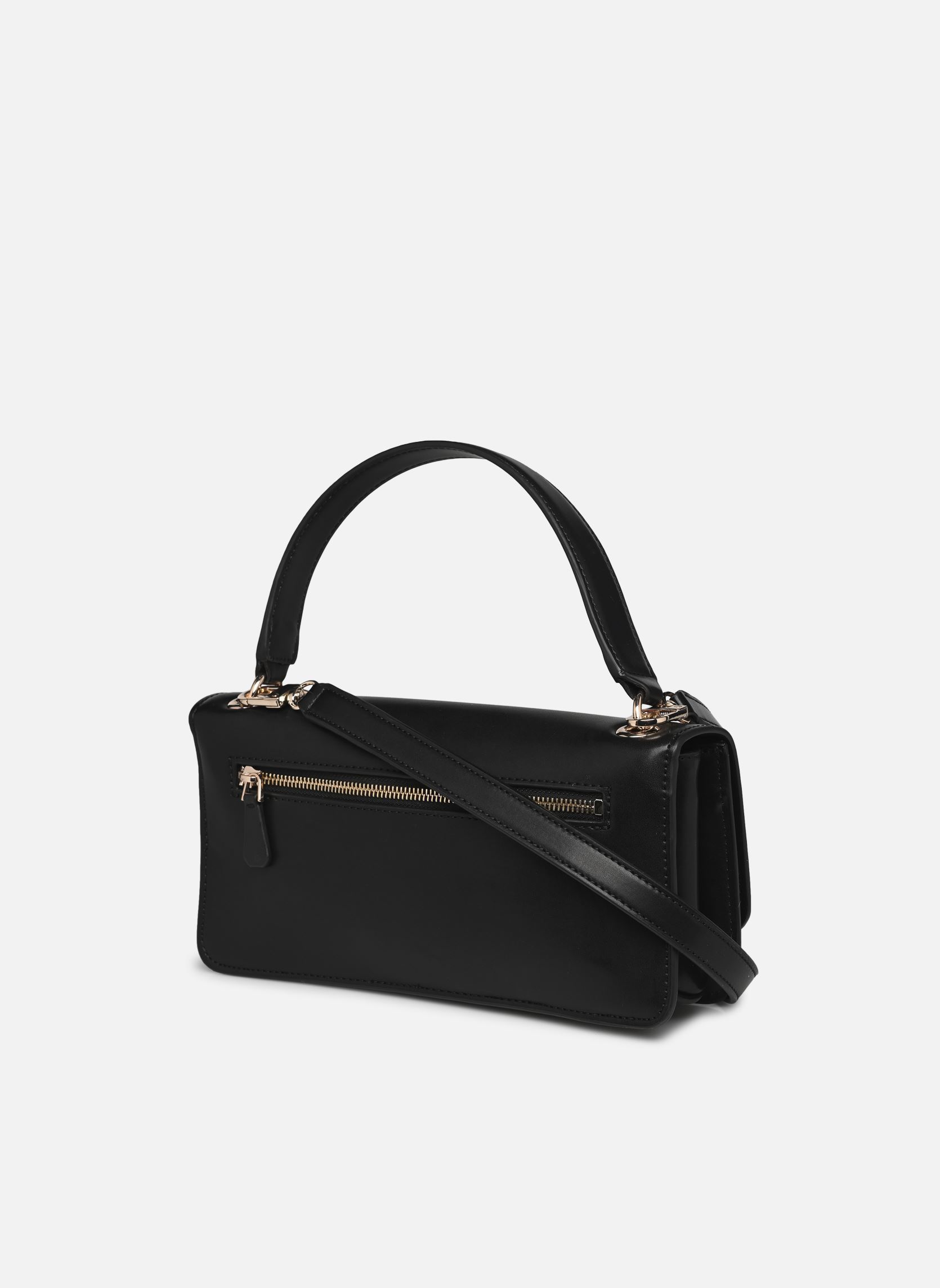 Bandolera ECO EVAINE TOP HANDLE FLAP mujer negro Guess Bandolera ECO EVAINE TOP HANDLE FLAP mujer negro BLACK