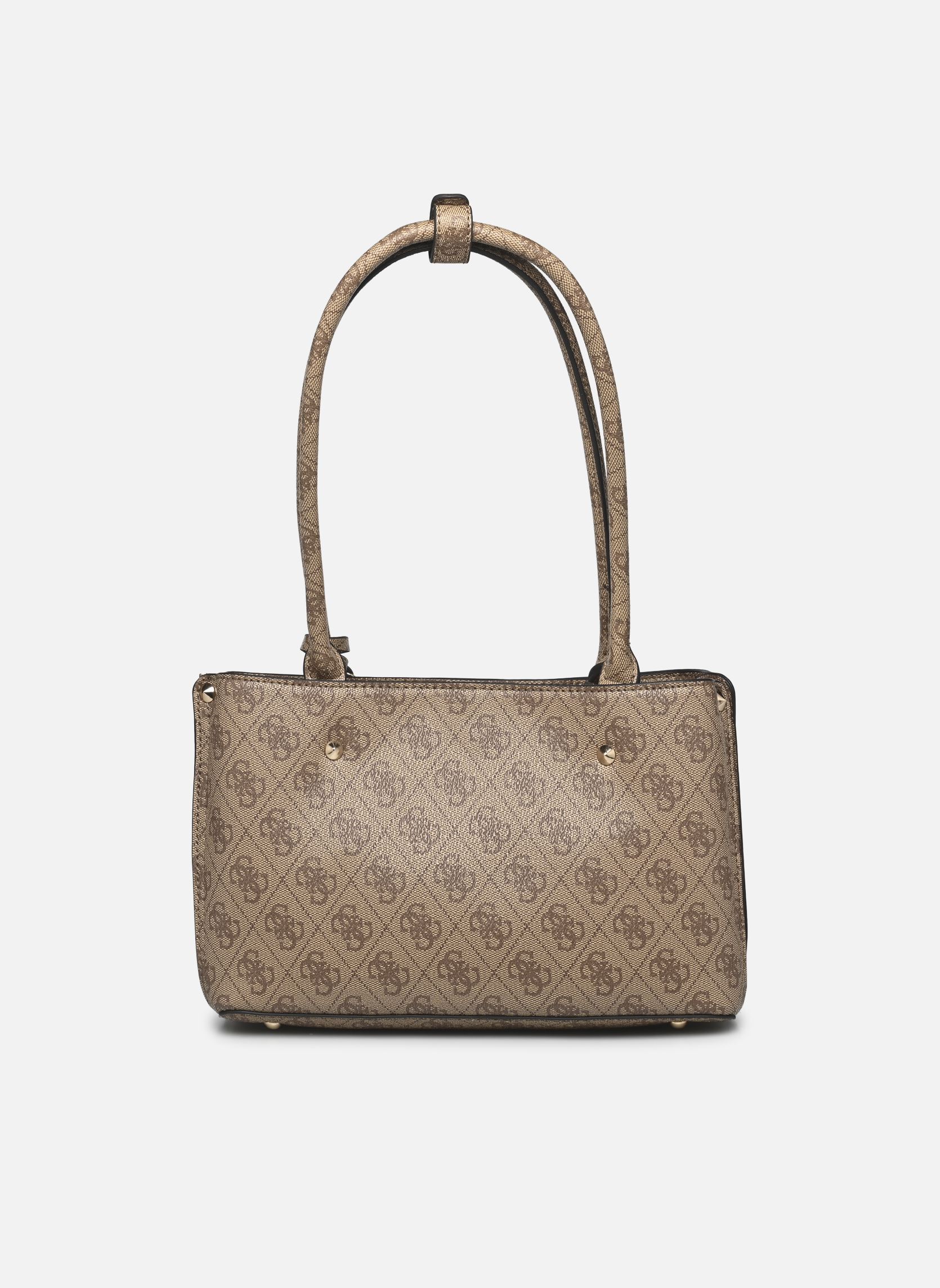 Borse a tracolla MERIDIAN SHOULDER SATCHEL donna marrone Guess Borse a tracolla MERIDIAN SHOULDER SATCHEL donna marrone LATTE LOGO