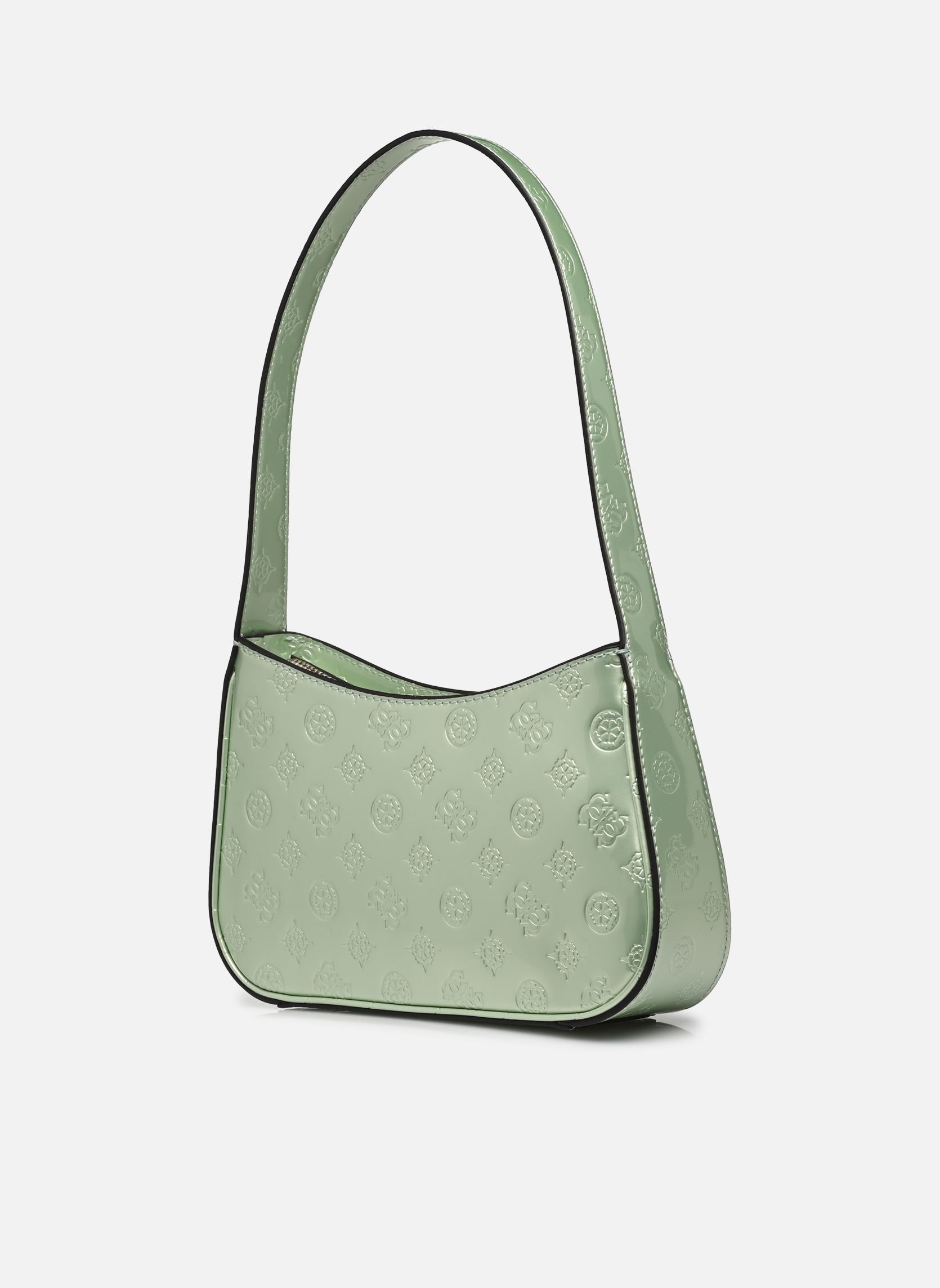 Umhängetaschen ARNELA TOP ZIP SHOULDER BAG damen grün Guess Umhängetaschen ARNELA TOP ZIP SHOULDER BAG damen grün CELADON LOGO