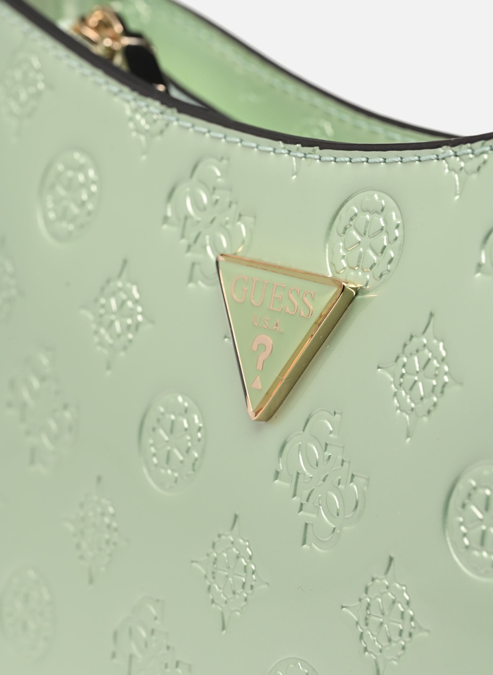 Umhängetaschen ARNELA TOP ZIP SHOULDER BAG damen grün Guess Umhängetaschen ARNELA TOP ZIP SHOULDER BAG damen grün CELADON LOGO