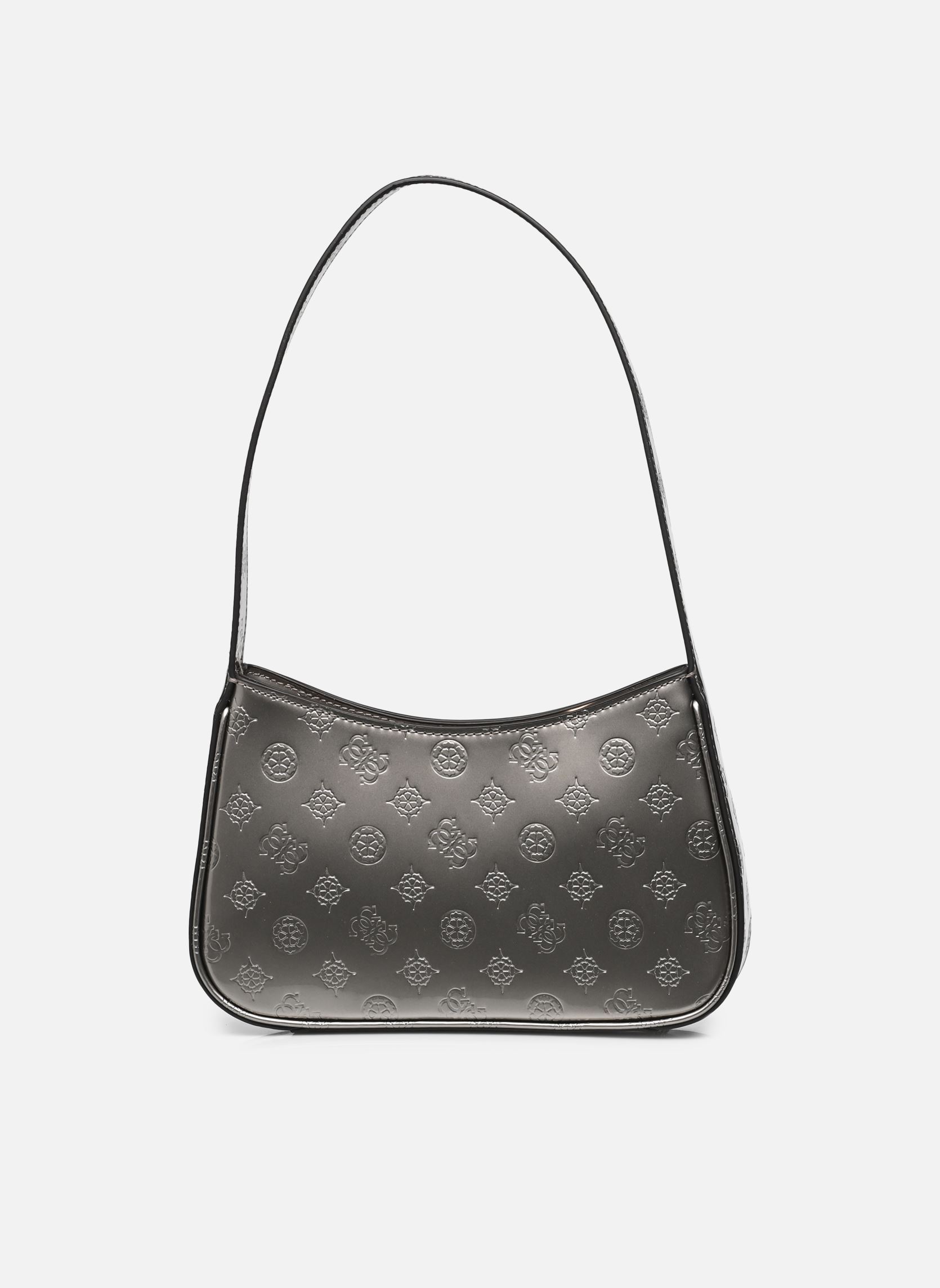 Umhängetaschen ARNELA TOP ZIP SHOULDER BAG damen grau Guess Umhängetaschen ARNELA TOP ZIP SHOULDER BAG damen grau PEWTER LOGO