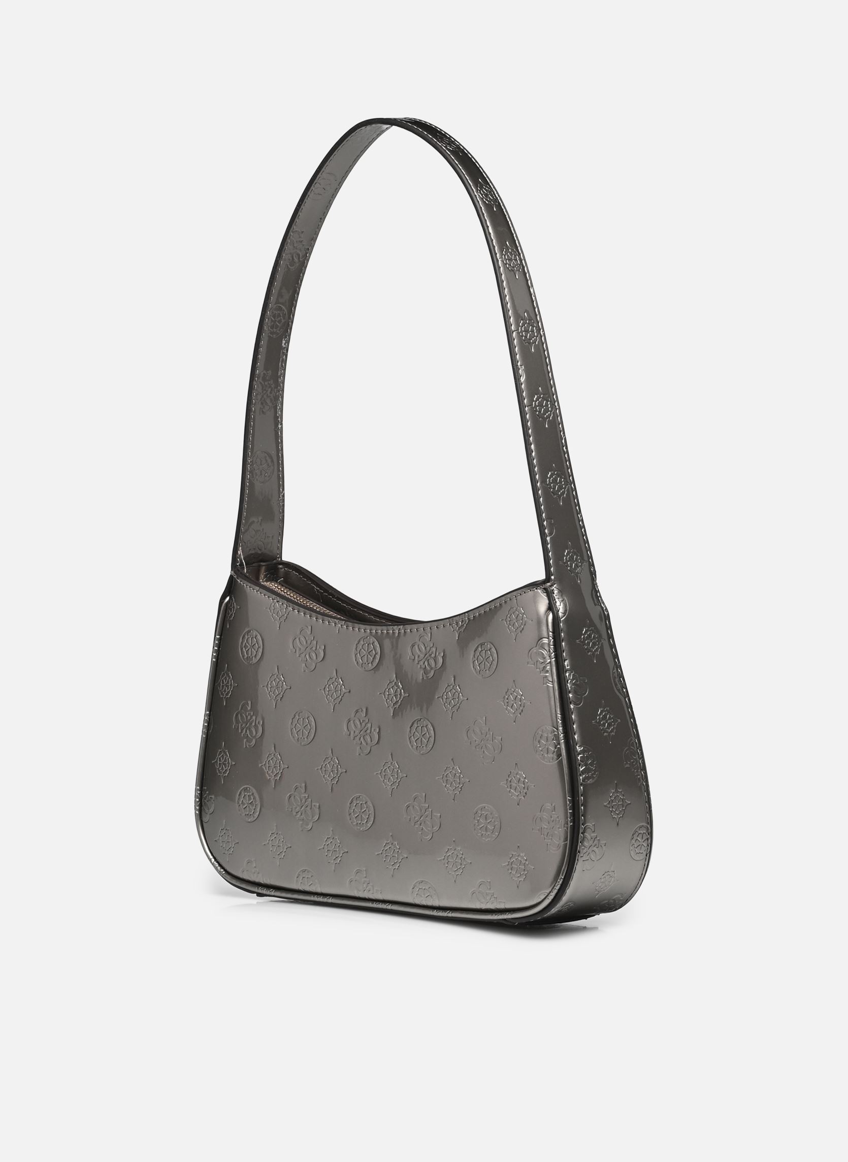Umhängetaschen ARNELA TOP ZIP SHOULDER BAG damen grau Guess Umhängetaschen ARNELA TOP ZIP SHOULDER BAG damen grau PEWTER LOGO