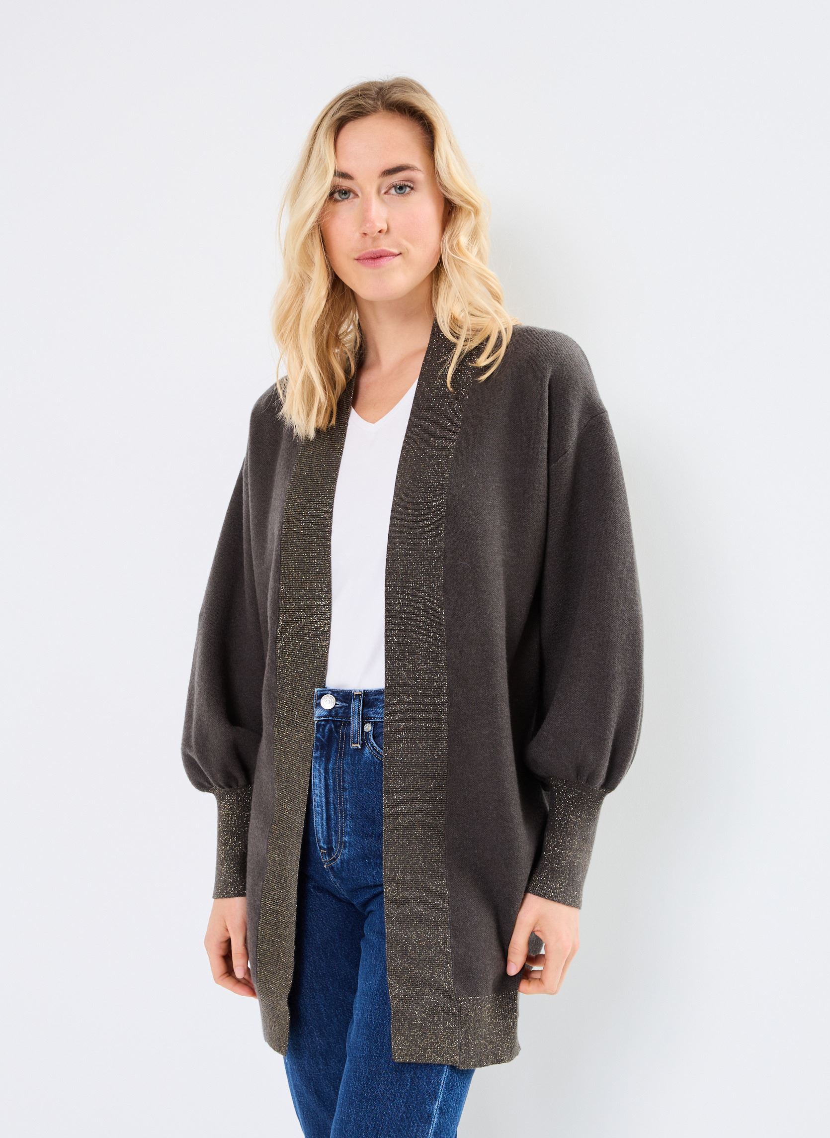 Gilets LADIES KNITTED CARDIGAN LA1420CN femme vert Molly Bracken Gilets LADIES KNITTED CARDIGAN LA1420CN femme vert KHAKI