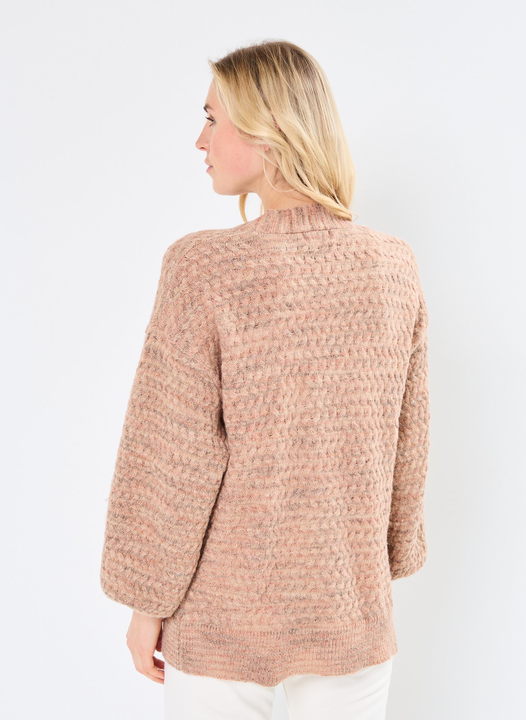 Vesten LADIES KNITTED CARDIGAN LA1628CN dames roze Molly Bracken Vesten LADIES KNITTED CARDIGAN LA1628CN dames roze PINK VINTAGE