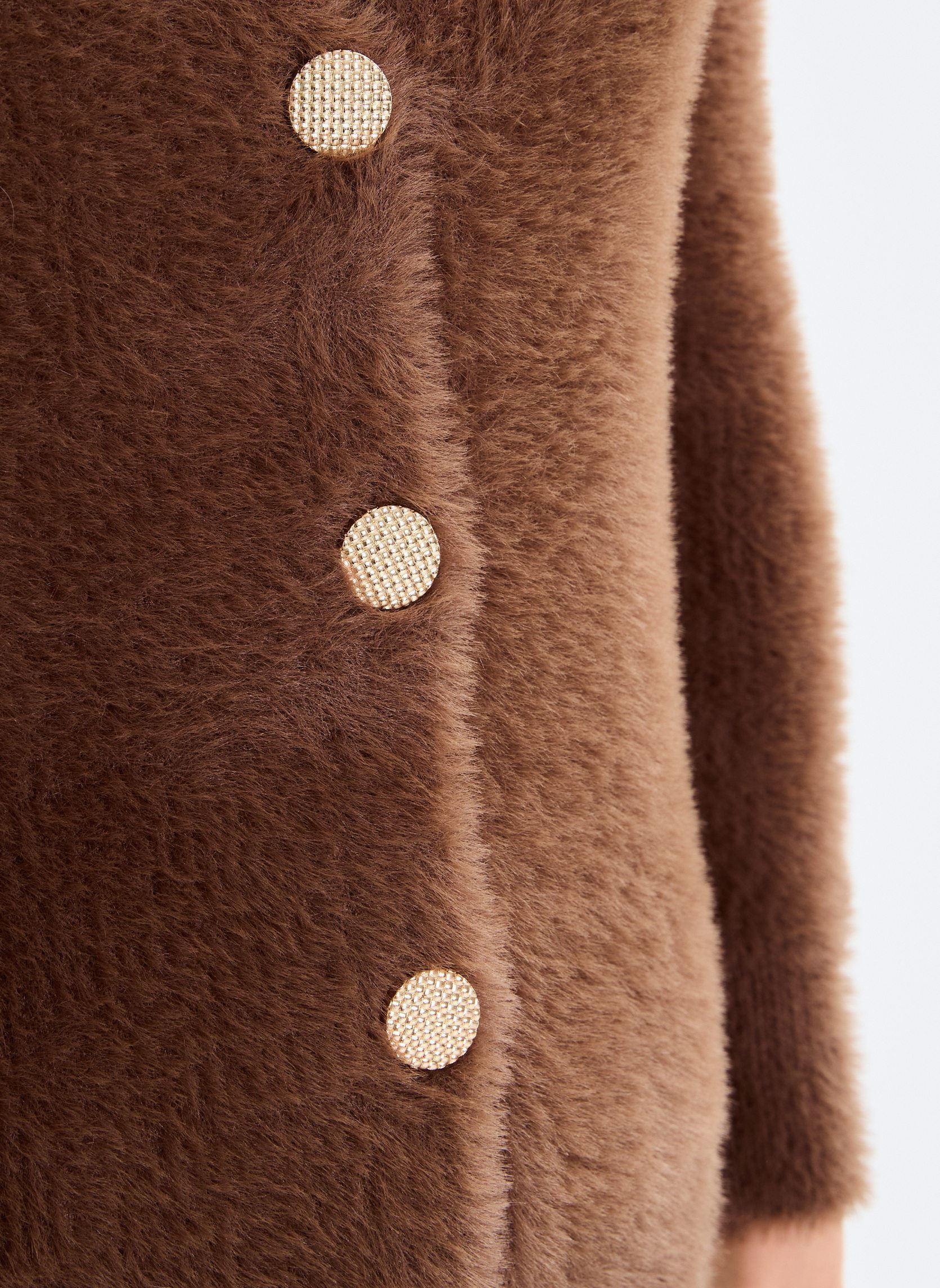 Gilet LADIES KNITTED CARDIGAN T1658CH donna marrone Molly Bracken Gilet LADIES KNITTED CARDIGAN T1658CH donna marrone BROWN