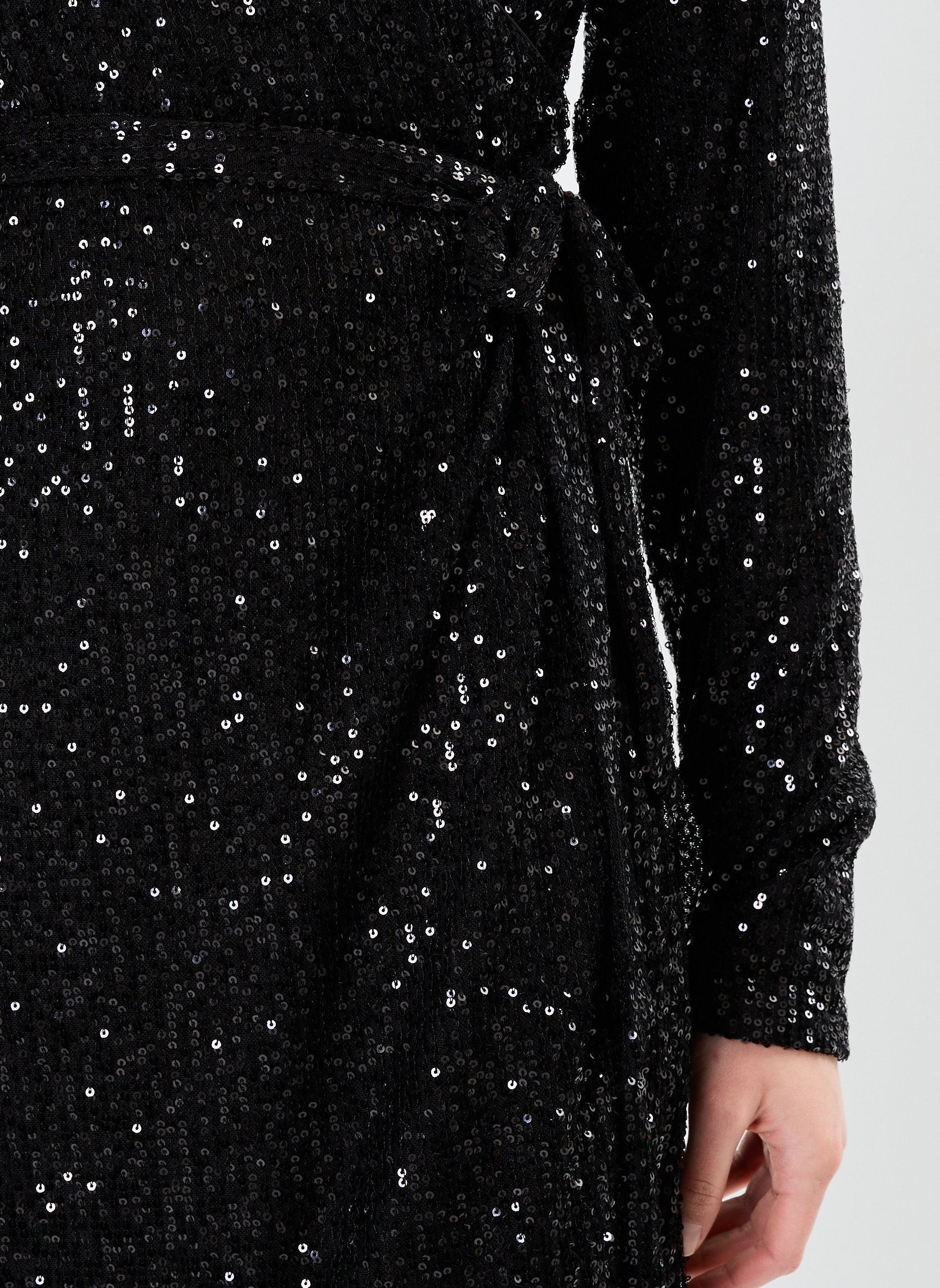 Kleider LADIES KNITTED DRESS MW123CH damen schwarz Molly Bracken Kleider LADIES KNITTED DRESS MW123CH damen schwarz BLACK