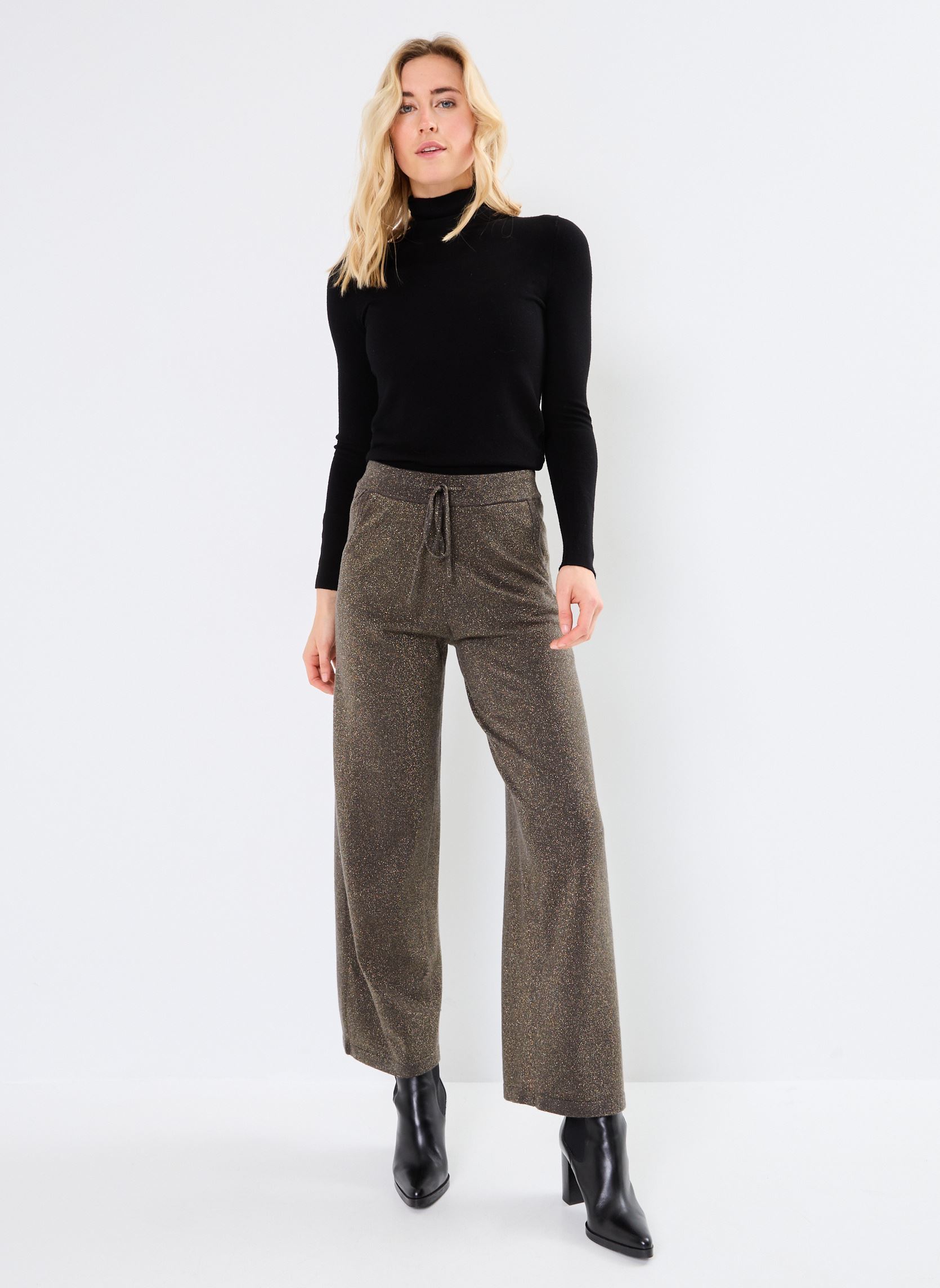 Pantaloni da jogging LADIES KNITTED PANTS LA539CN donna verde Molly Bracken Pantaloni da jogging LADIES KNITTED PANTS LA539CN donna verde KHAKI