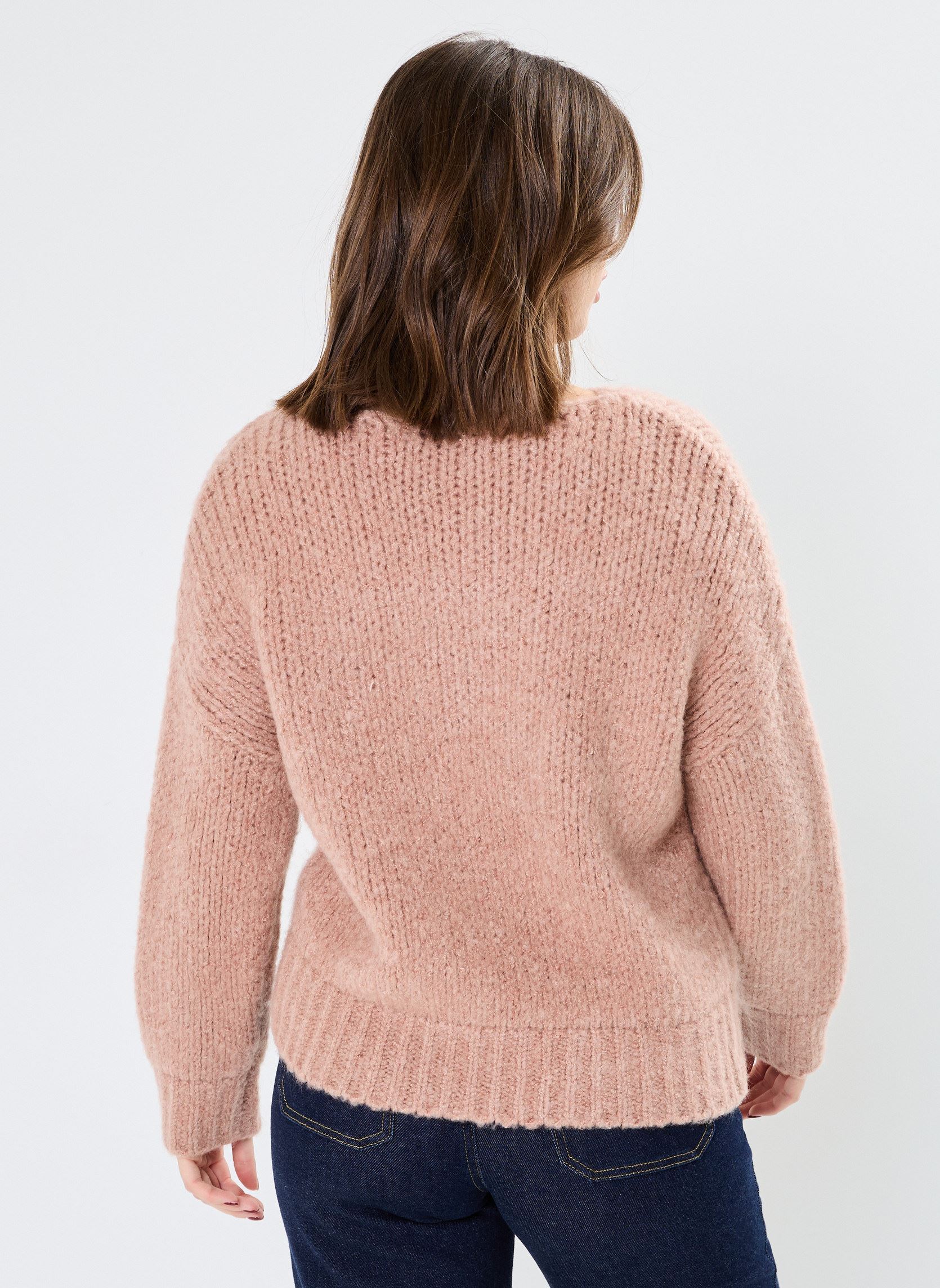 Pulls LADIES KNITTED SWEATER LA1229ACN femme rose Molly Bracken Pulls LADIES KNITTED SWEATER LA1229ACN femme rose PINK