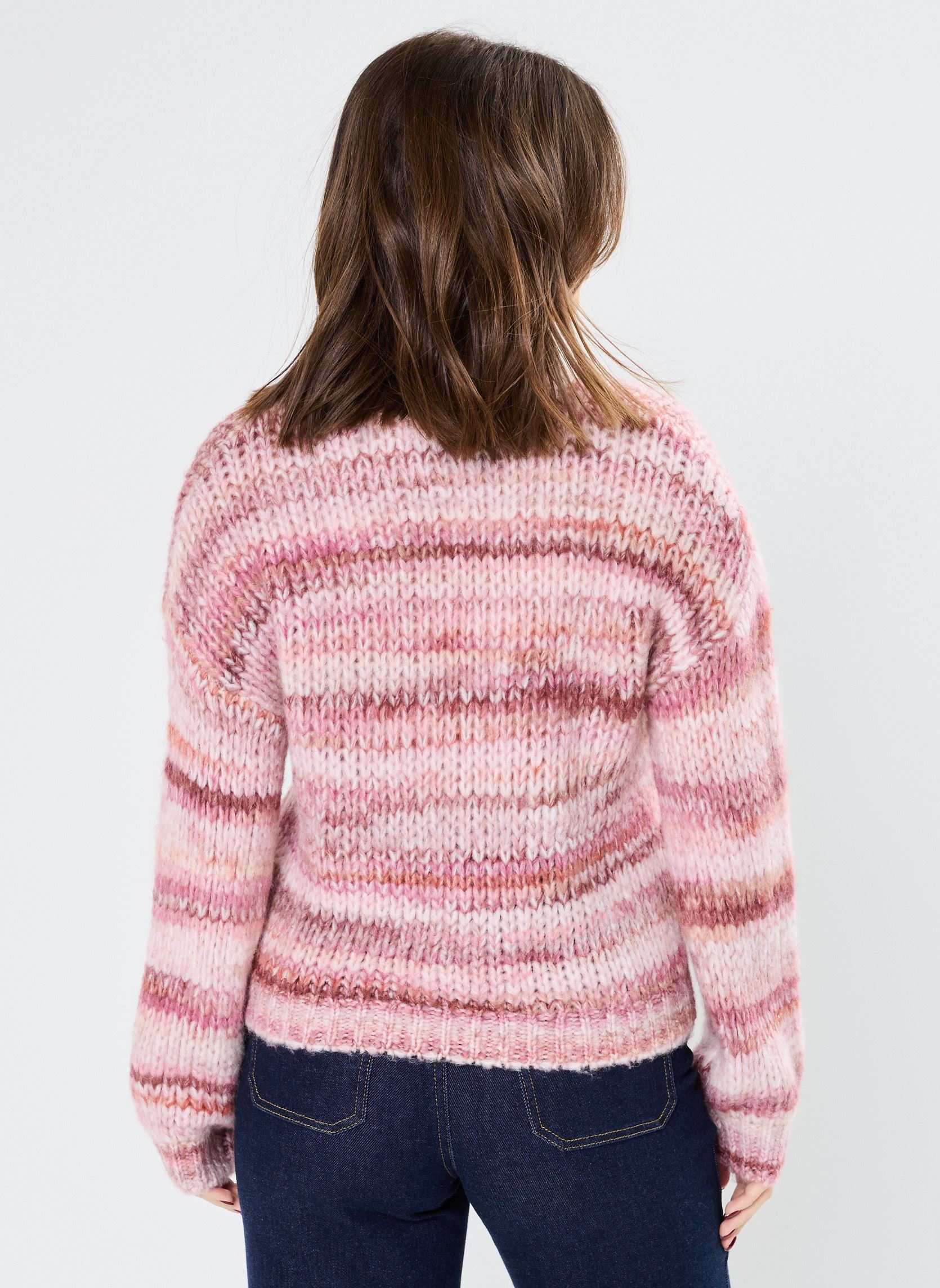 Pullover LADIES KNITTED SWEATER LA1376CN damen rosa Molly Bracken Pullover LADIES KNITTED SWEATER LA1376CN damen rosa PINK