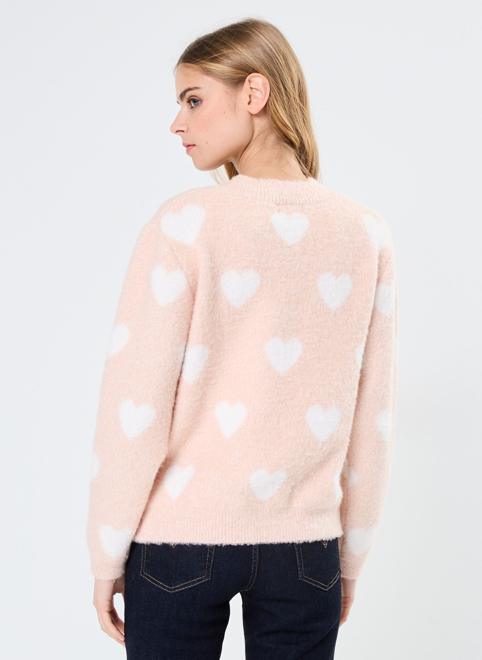 Truien LADIES KNITTED SWEATER LA1599CN dames roze Molly Bracken Truien LADIES KNITTED SWEATER LA1599CN dames roze LIGHT PINK