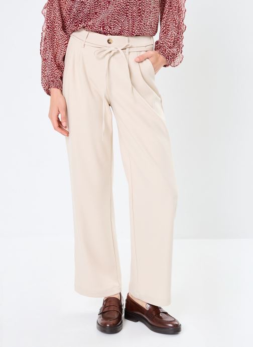 Molly Bracken Wijde broeken LADIES WOVEN PANTS T1904CH dames beige