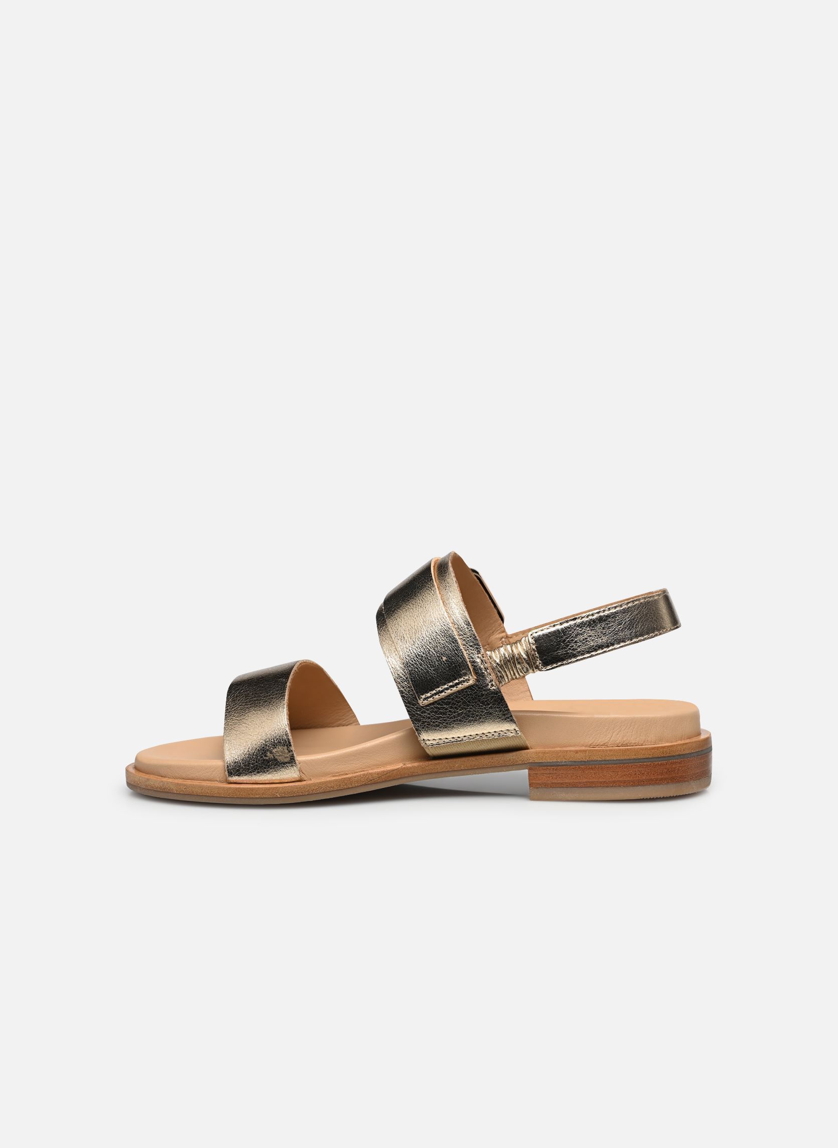 Flache Sandalen Mona damen gold und bronze Georgia Rose Flache Sandalen Mona damen gold und bronze OR