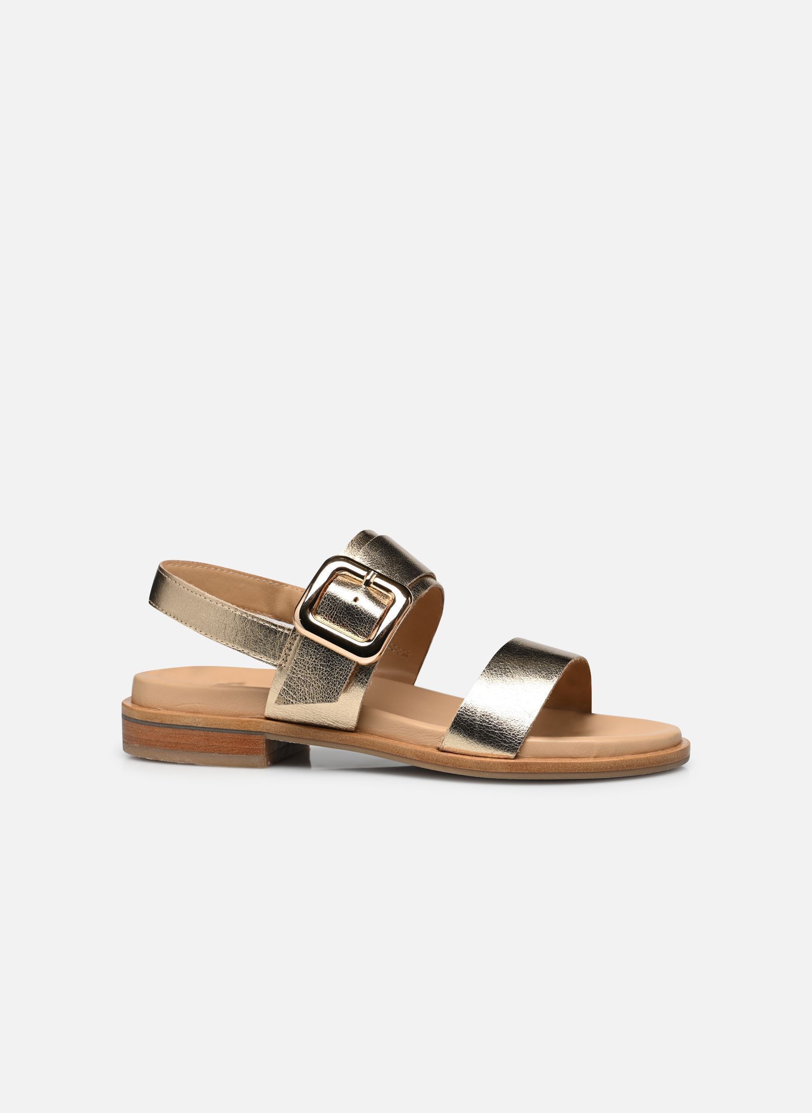Flache Sandalen Mona damen gold und bronze Georgia Rose Flache Sandalen Mona damen gold und bronze OR