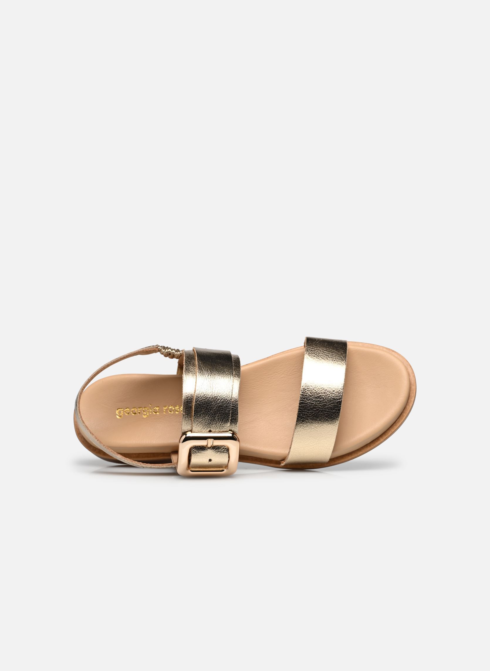 Flache Sandalen Mona damen gold und bronze Georgia Rose Flache Sandalen Mona damen gold und bronze OR