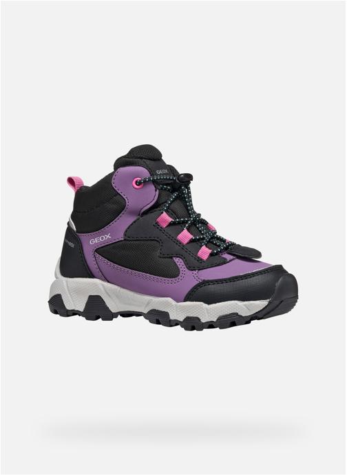 Geox Baskets basses MAGNETAR GIRL fille violet