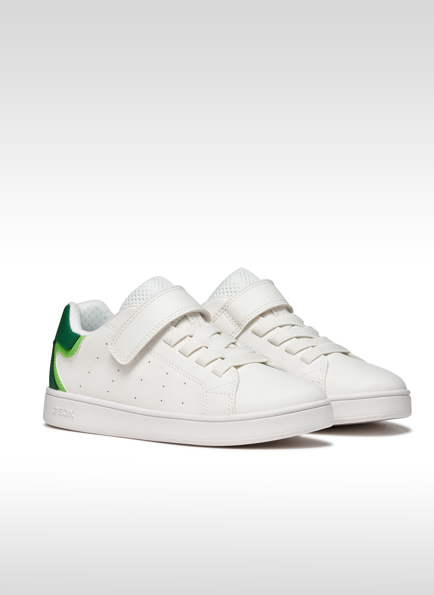 Baskets basses J ECLYPER BOY garçon blanc Geox Baskets basses J ECLYPER BOY garçon blanc Blanc & vert