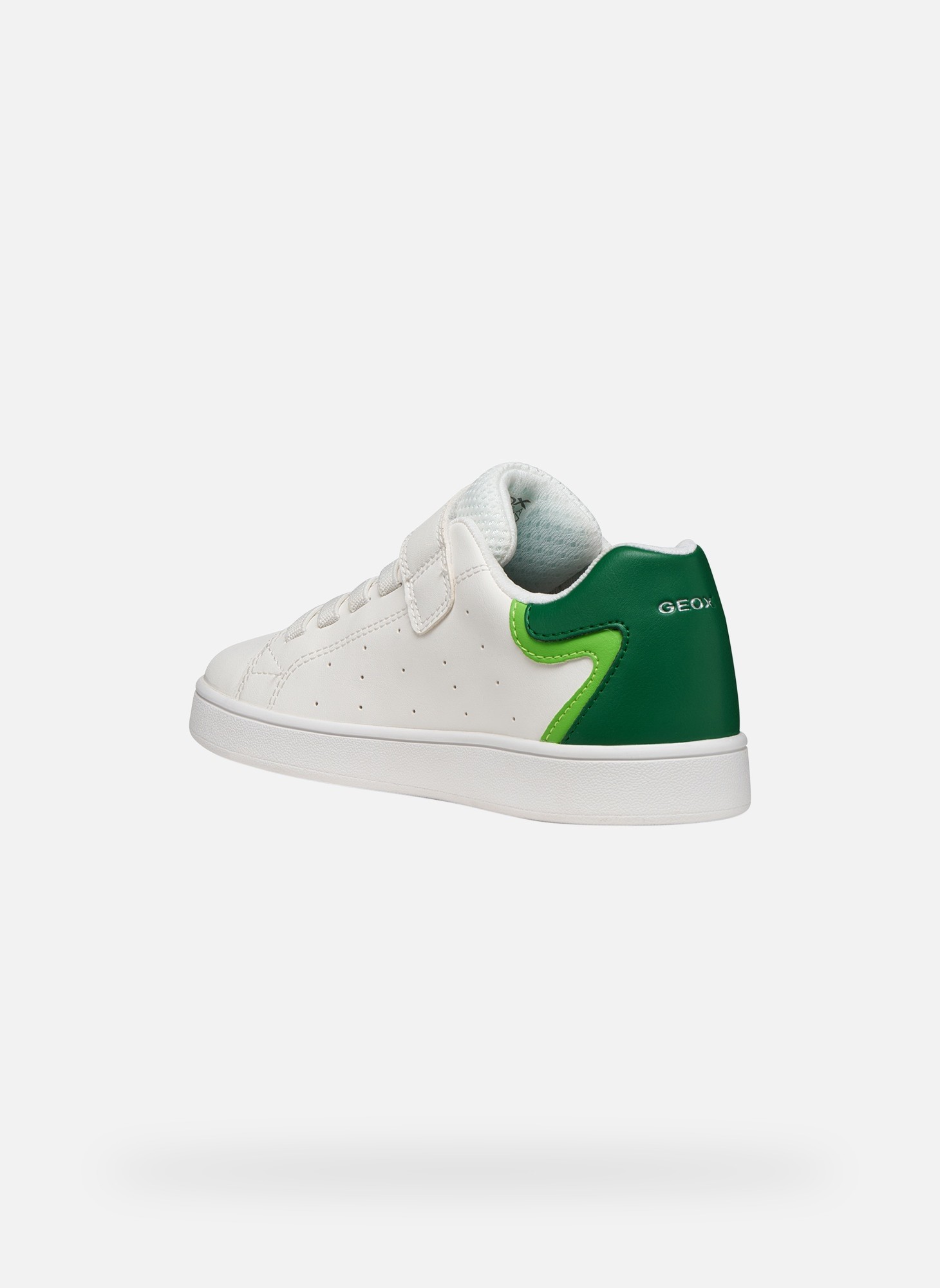 Baskets basses J ECLYPER BOY garçon blanc Geox Baskets basses J ECLYPER BOY garçon blanc Blanc & vert