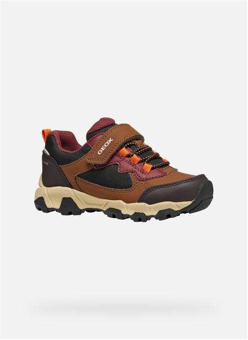 Geox Baskets basses J MAGNETAR BOY B ABX garçon marron